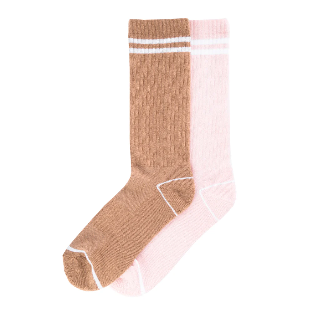 2 Pack Medium Striped Crew
