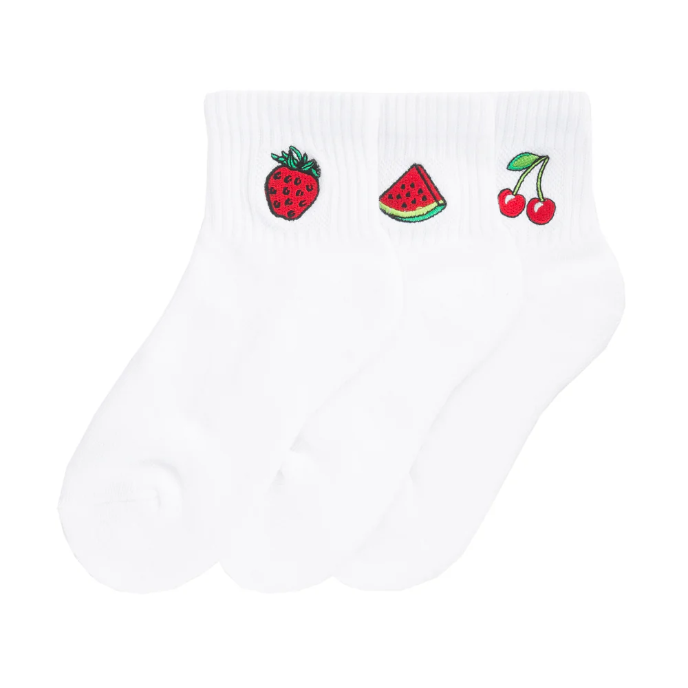 3 Pack Small Embroidered Quarter