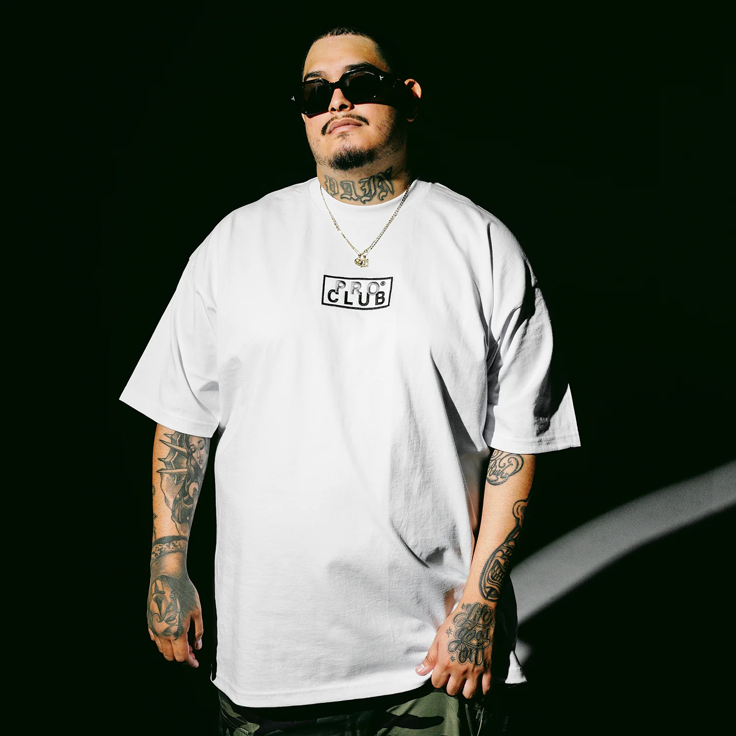 Heavyweight Embroidered Box Logo Tee - Mens - Image 2