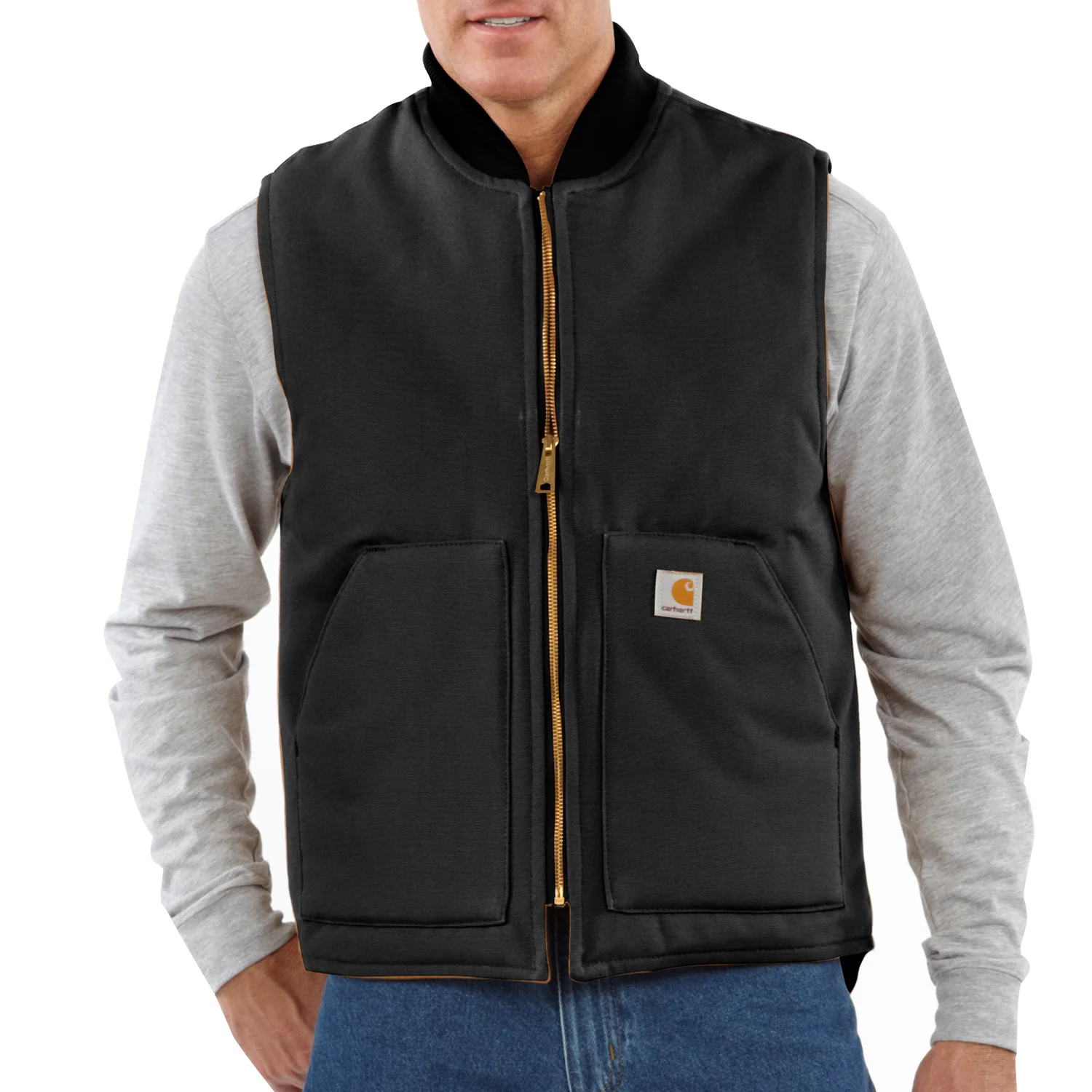 Insulated Vest w/ Rib Collar -Mens - Image 2