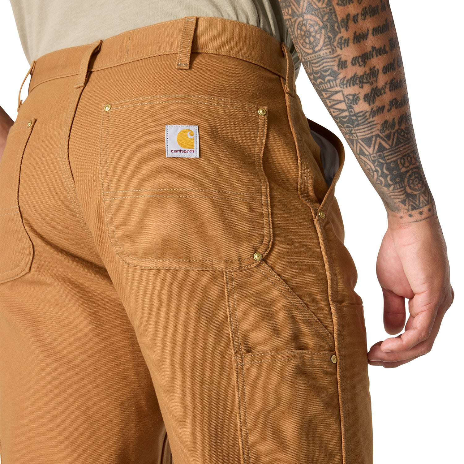 Loose Straight Firm Duck Dbl Front Dungaree -Mens - Image 8