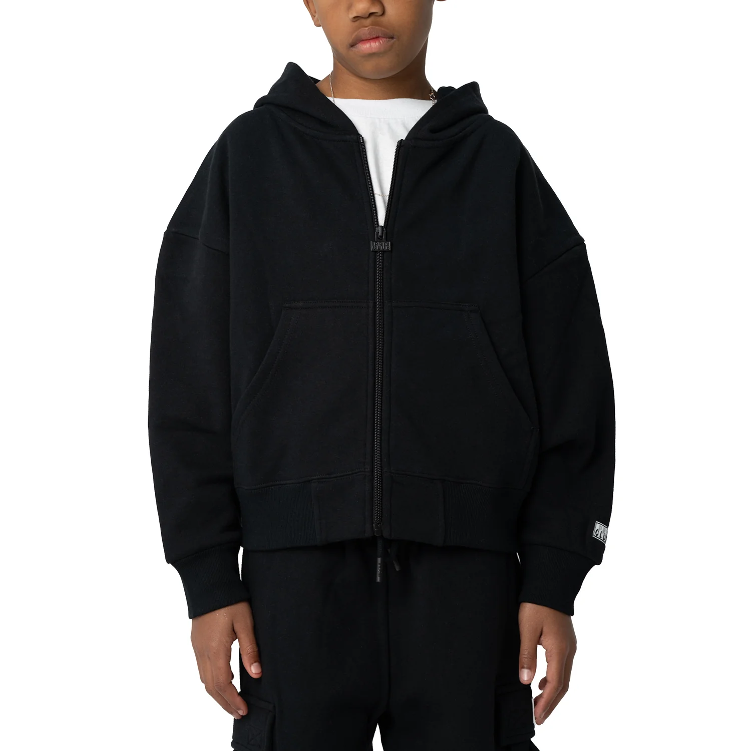 Fleece Zip Front Hoody - Youth - Image 2