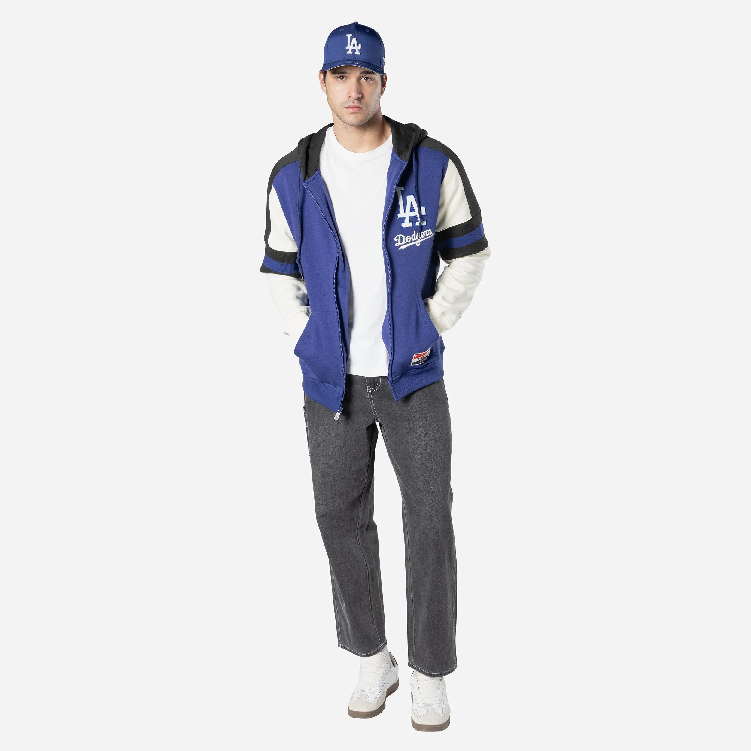 Dodgers Colorblock FZ Hoody - Mens - Image 3