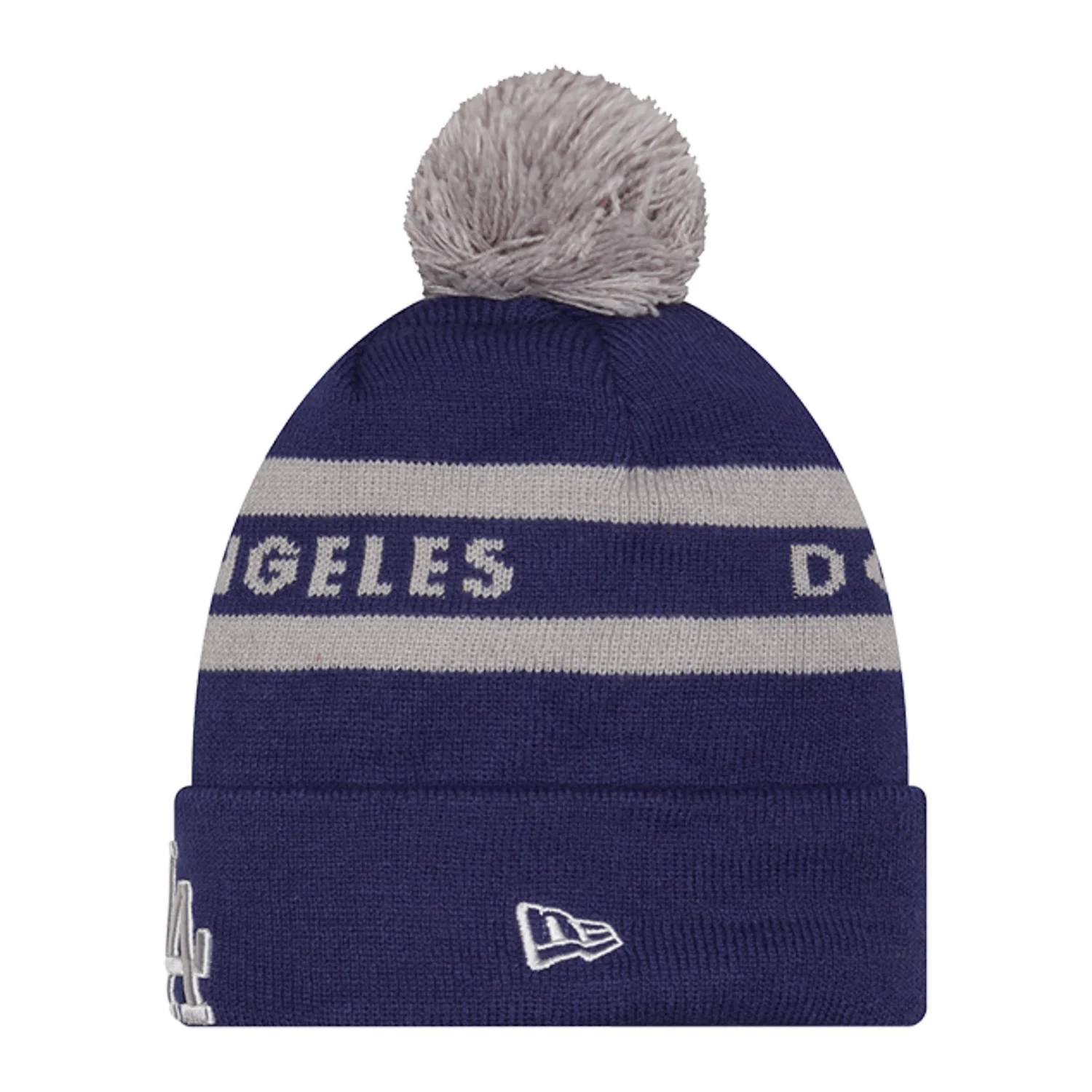Knit 2-Tone Pom OTC Beanie - Image 2