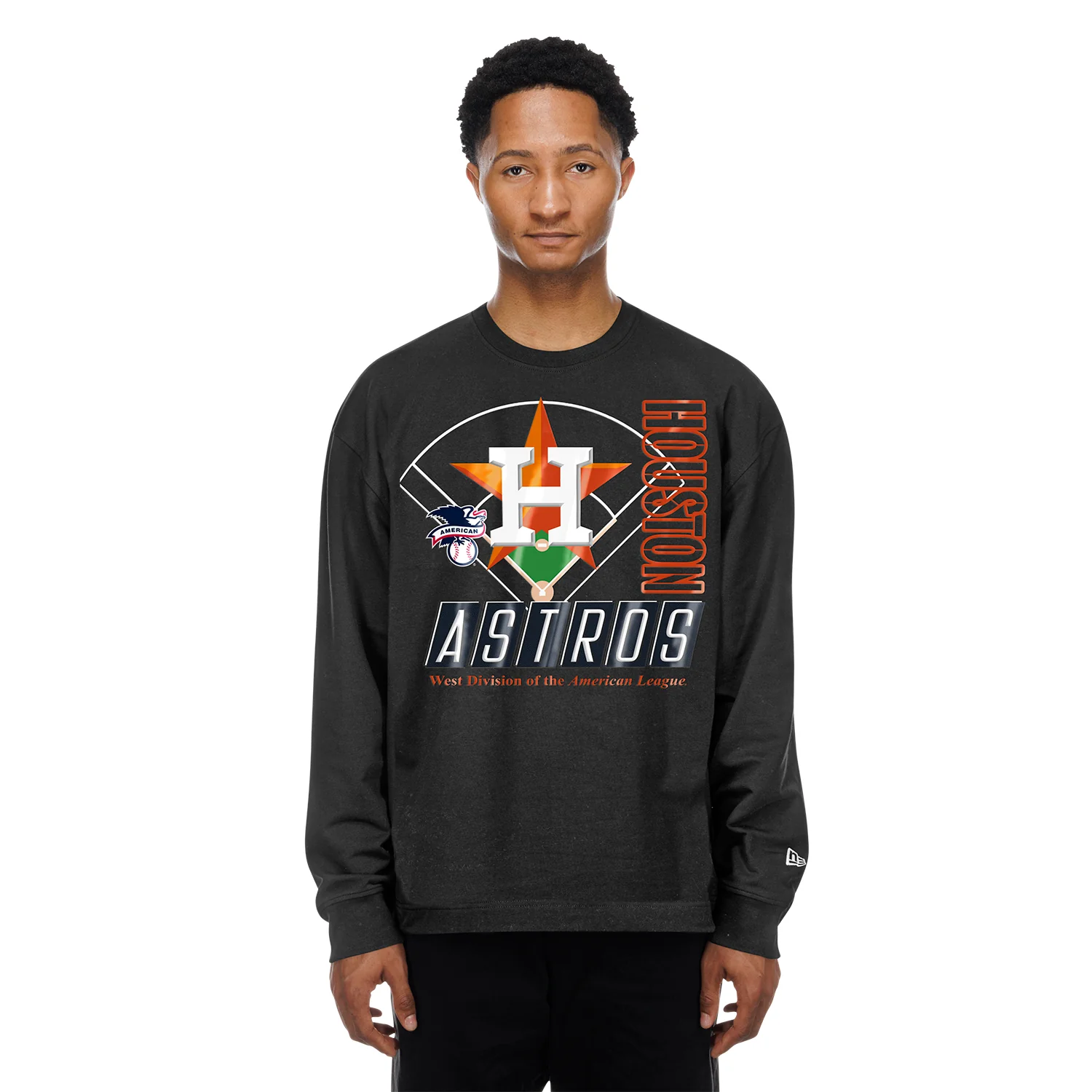 Houston Astros Graphic LS Crew -Mens - Image 2