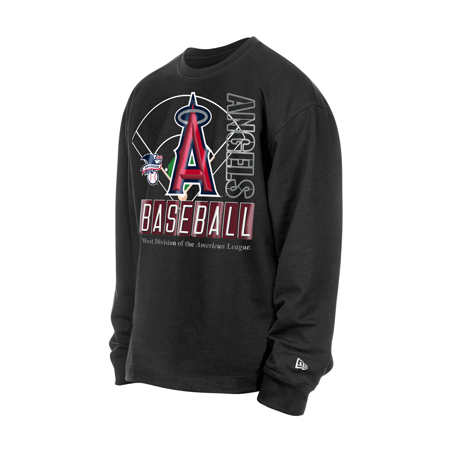 Los Angeles Angels Graphic LS Crew -Mens