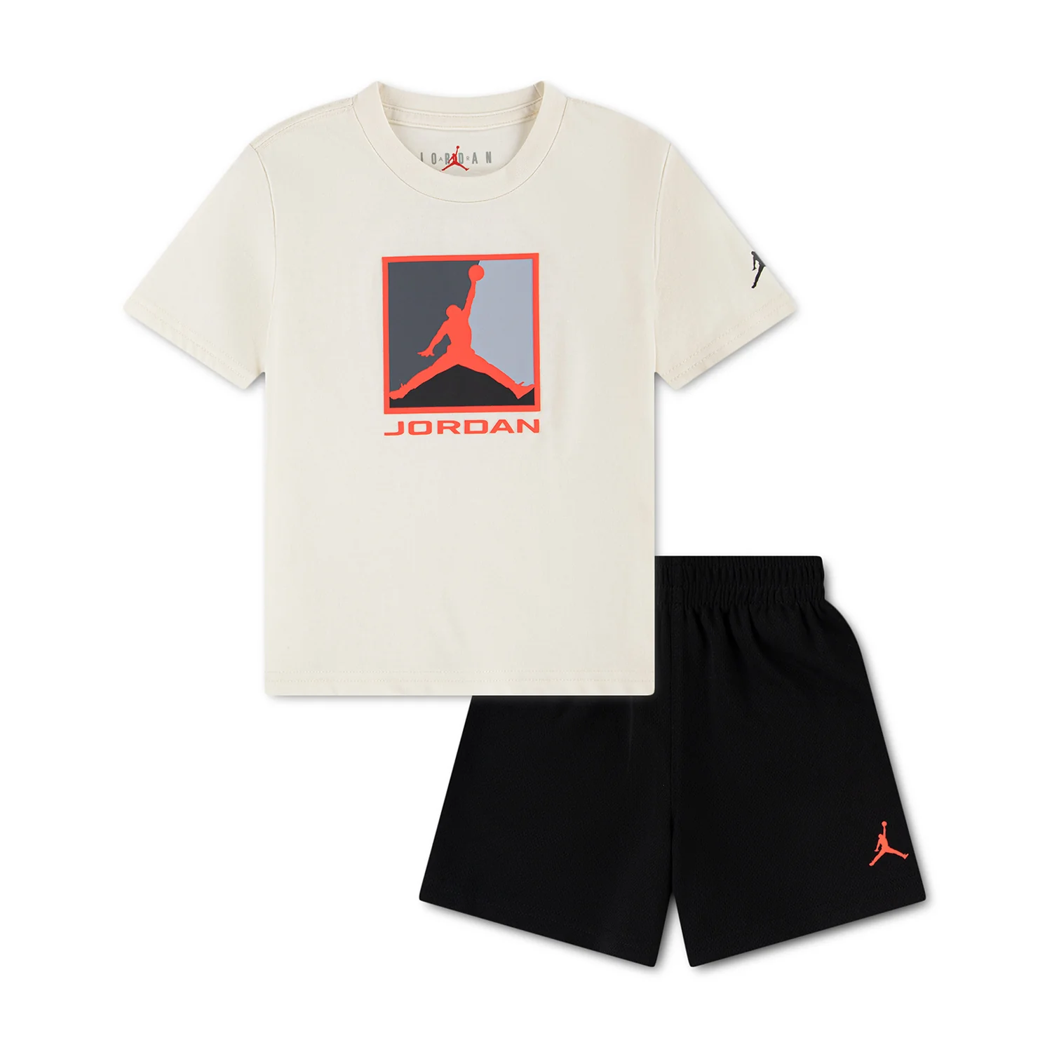 Block Logo Mesh Short Set - Toddler