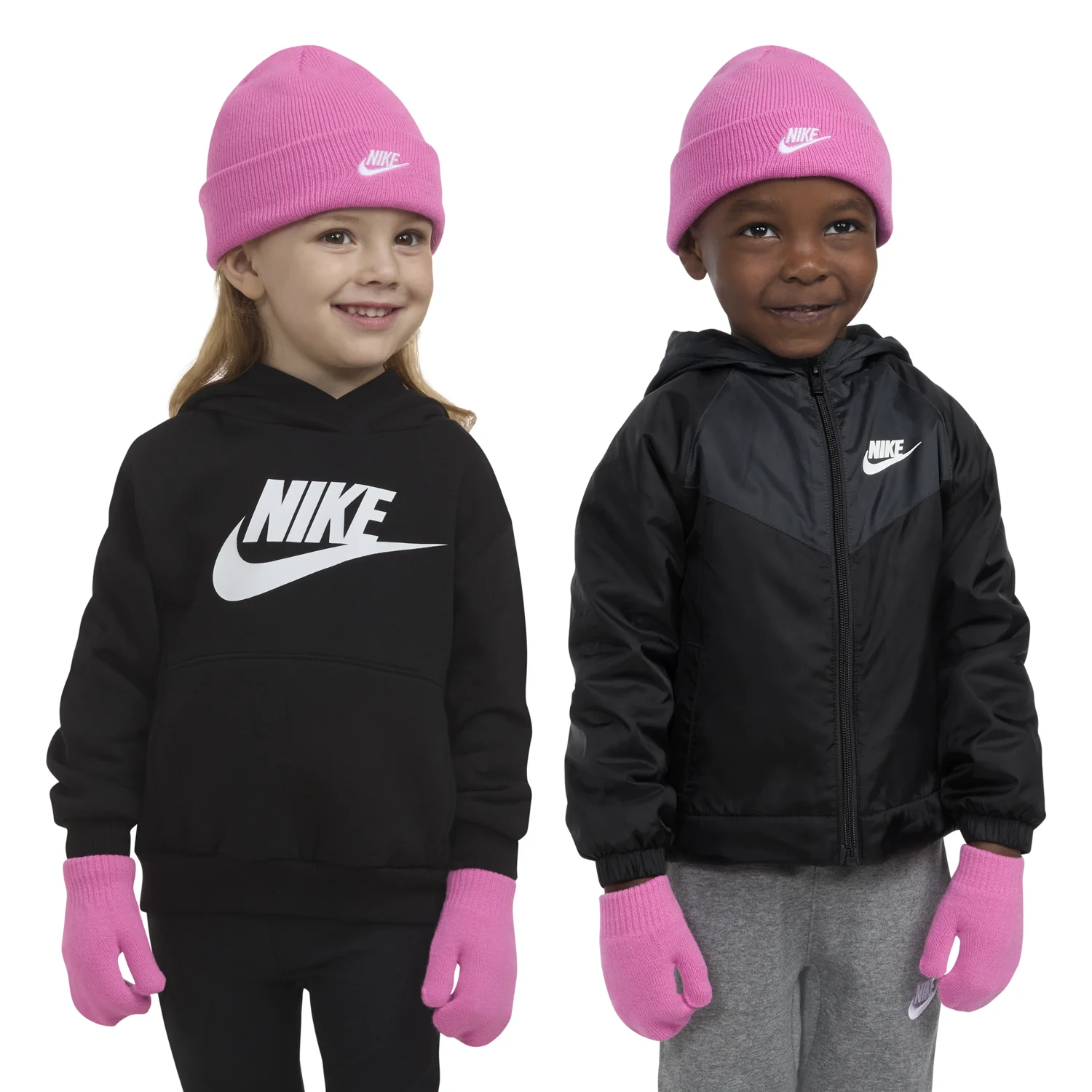 Kids Futura Beanie & Glove Set - Image 2