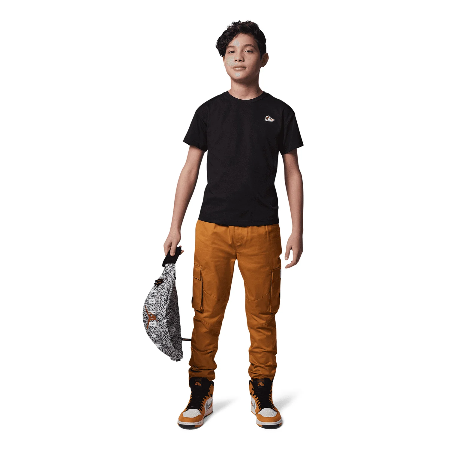 AJ1 Patch Tee - Youth - Image 3
