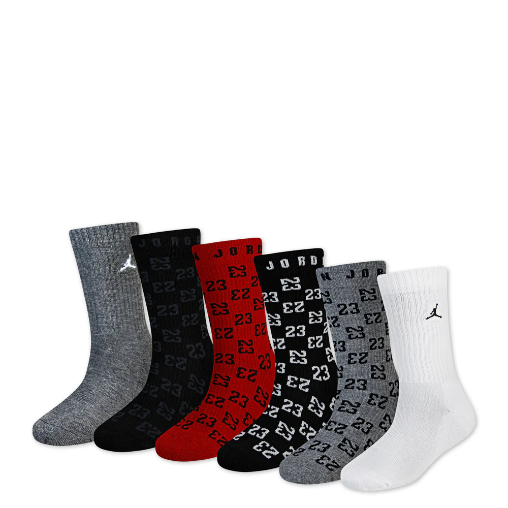 6 Pack Medium Essential Monogram Crew