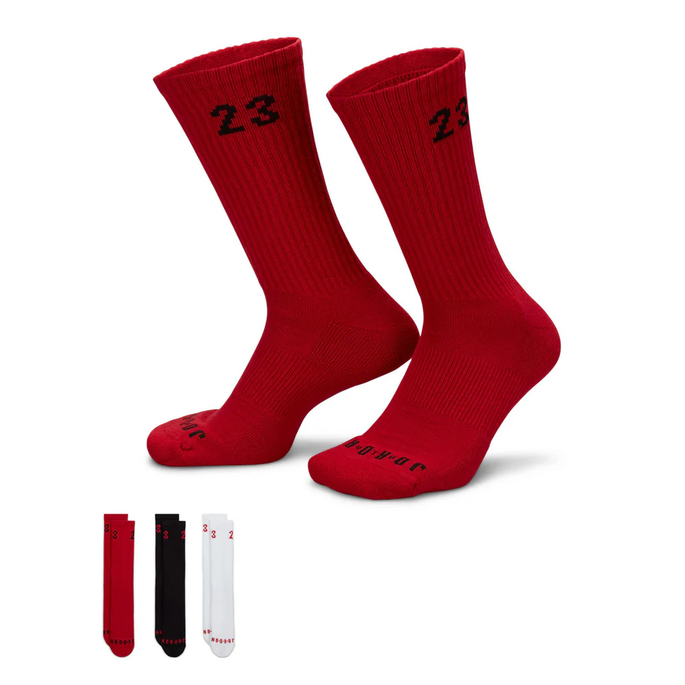 3 Pack Unisex Essentials "23" Crew