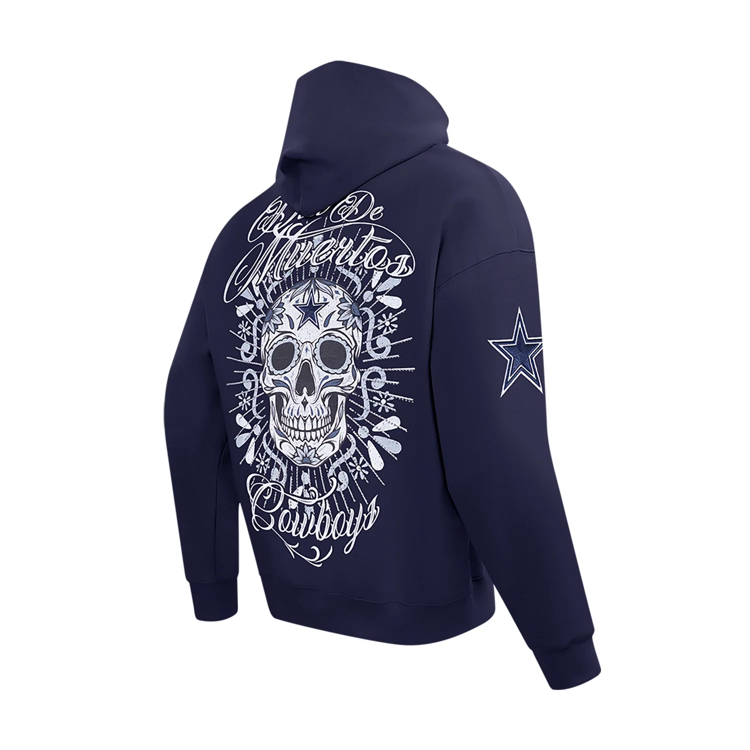 Dallas Cowboys Eternal Skull Hoodie - Mens - Image 4