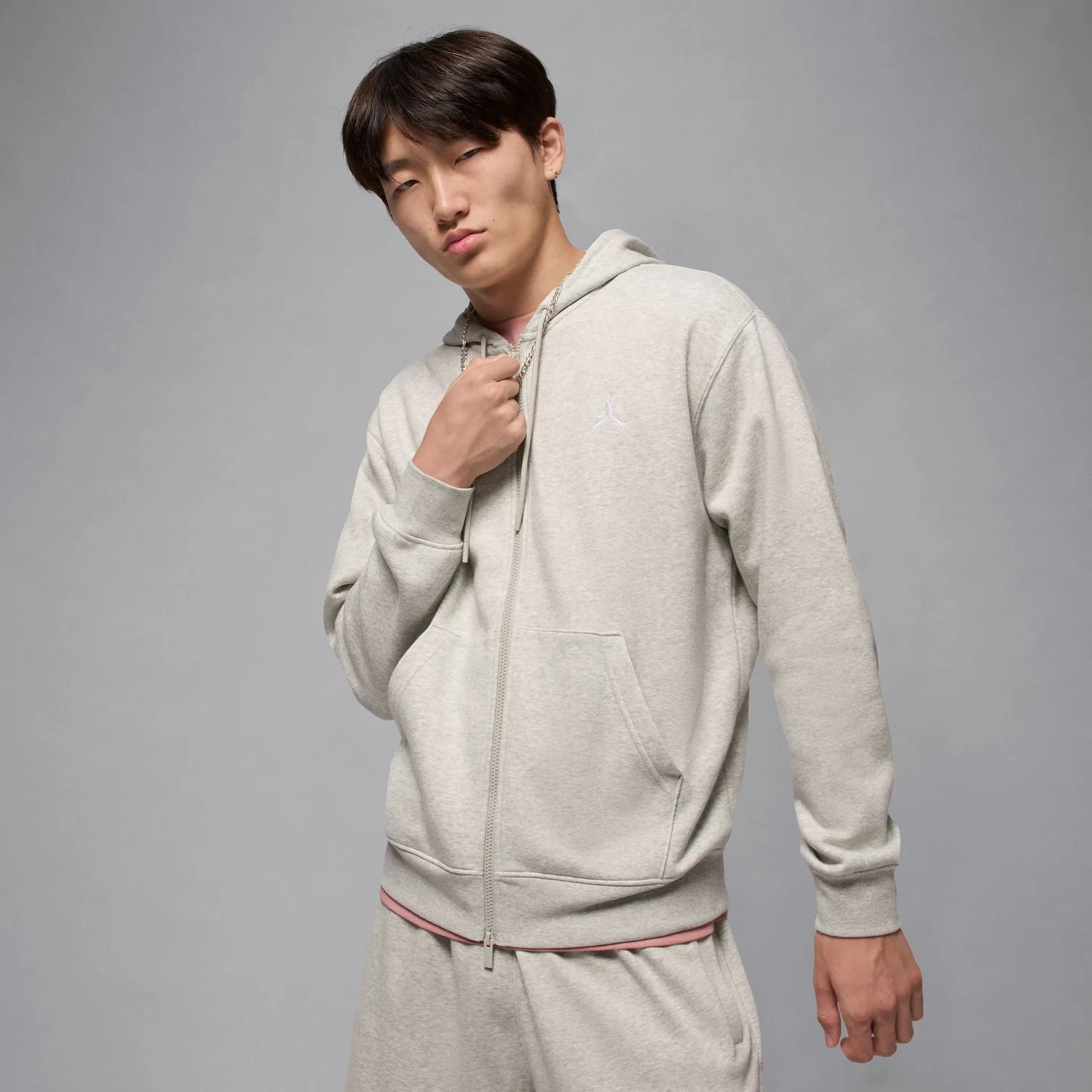 Brooklyn Fleece Full Zip Hoody - Mens - Image 2