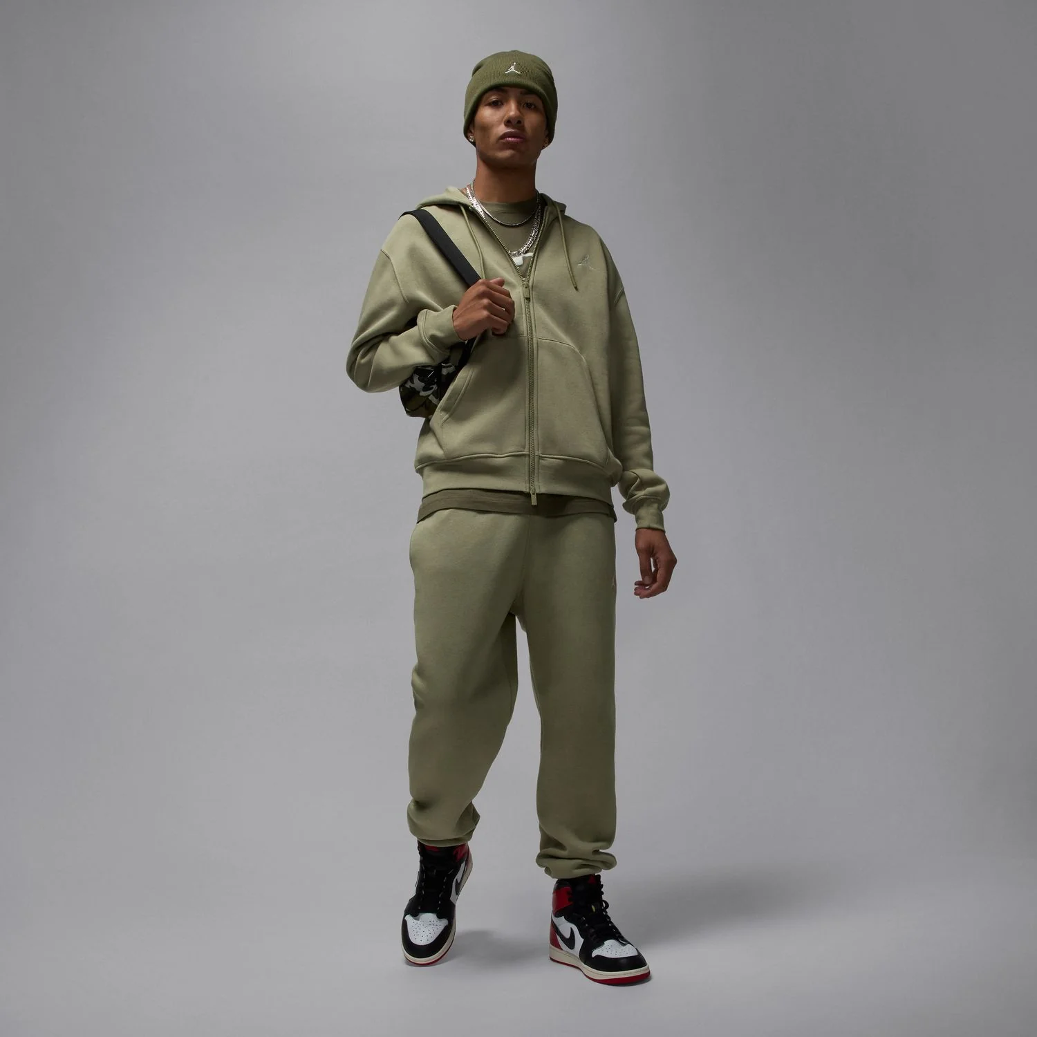 Brooklyn Fleece Full Zip Hoody - Mens - Image 3