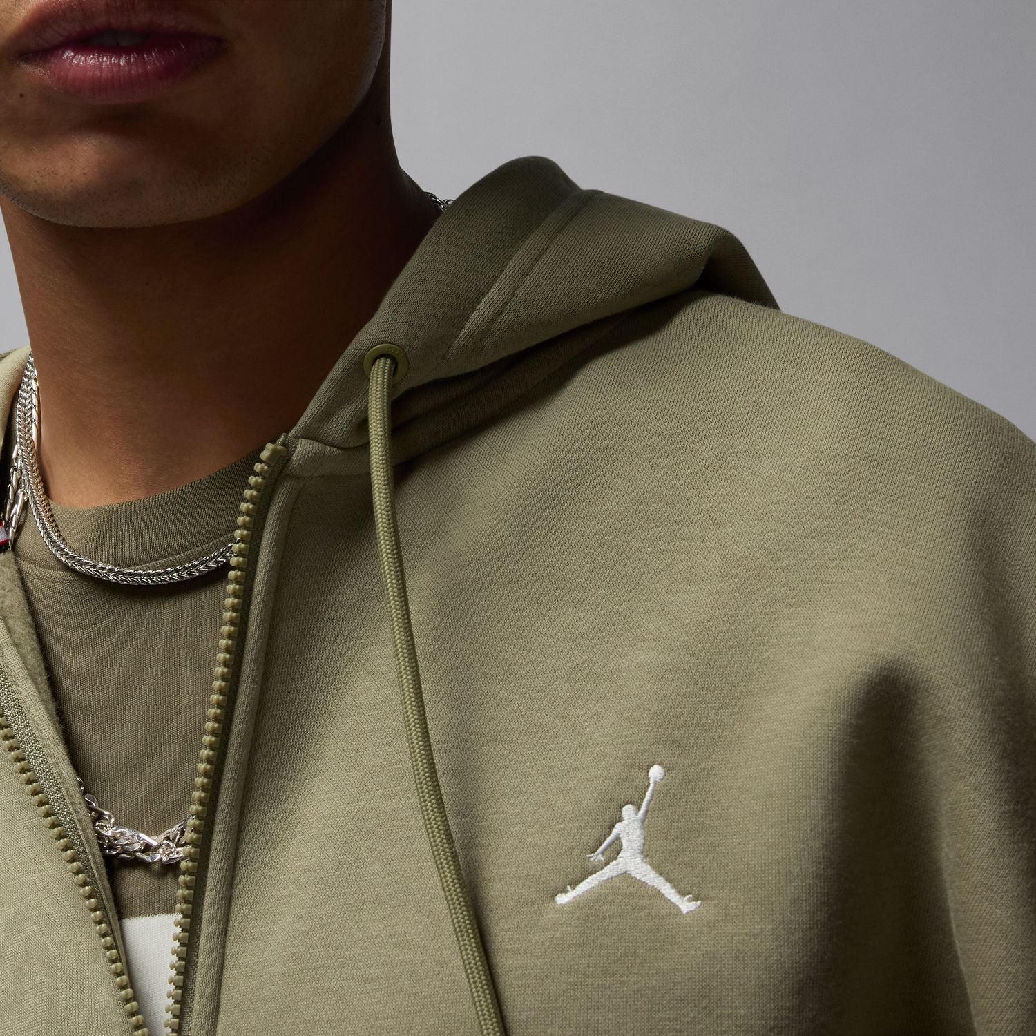 Brooklyn Fleece Full Zip Hoody - Mens - Image 4