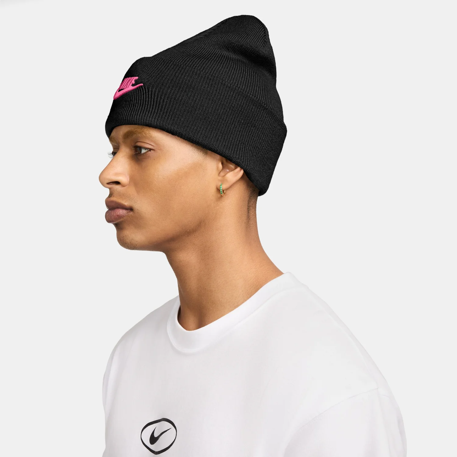 Nike Peak Tall Cuff Swoosh Beanie - Image 4