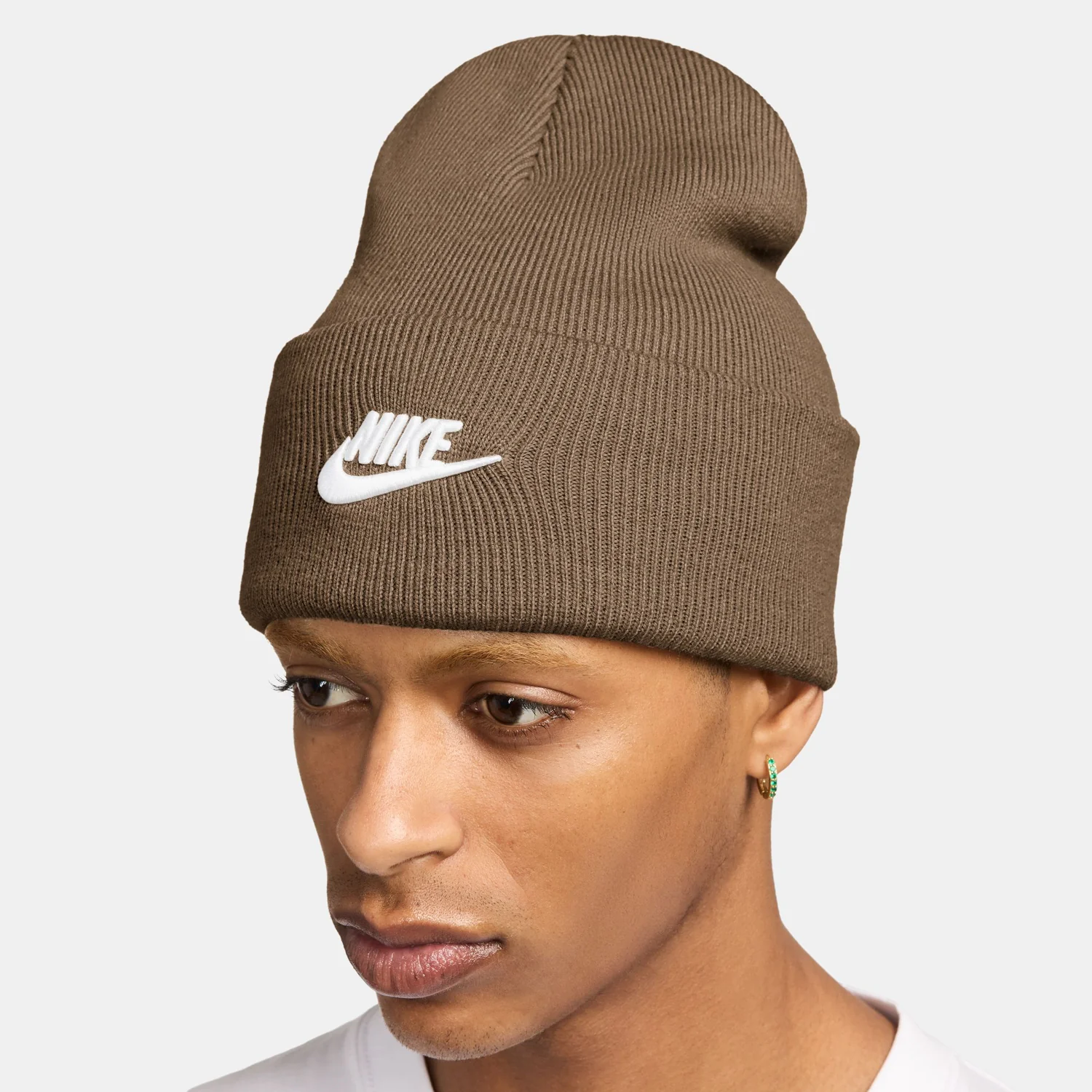 Nike Peak Tall Cuff Swoosh Beanie - Image 2