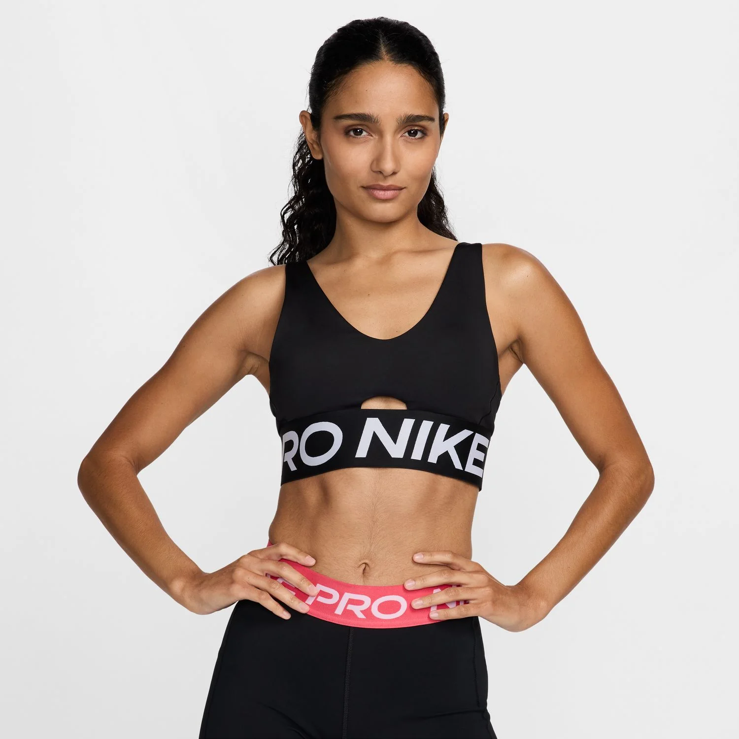Nike Pro Indy Plunge Bra - Womens - Image 2