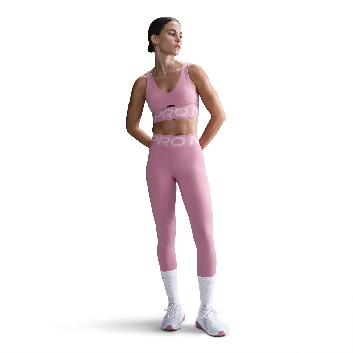 Nike Pro Indy Plunge Bra - Womens - Image 4
