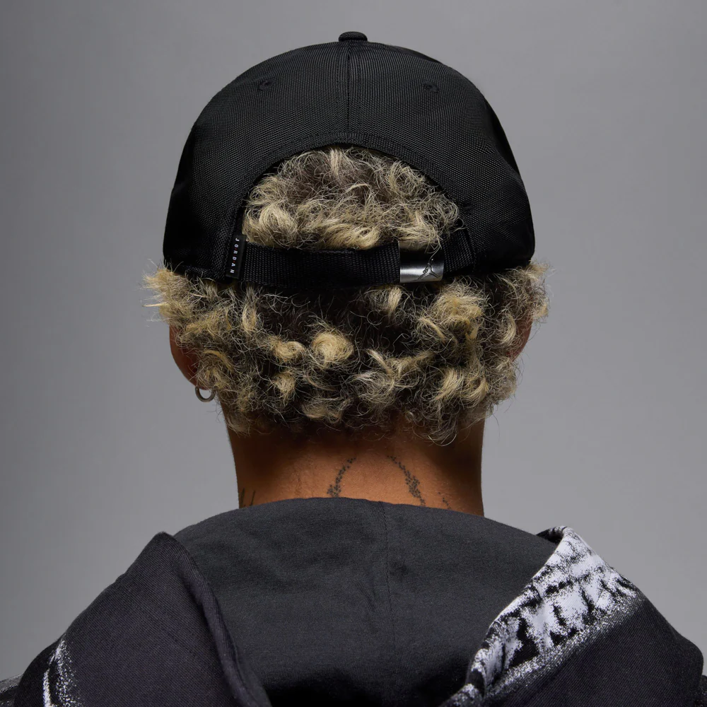 Jordan Rise Cap Structured Curved Bill Metal Jumpman Strapback - Image 5