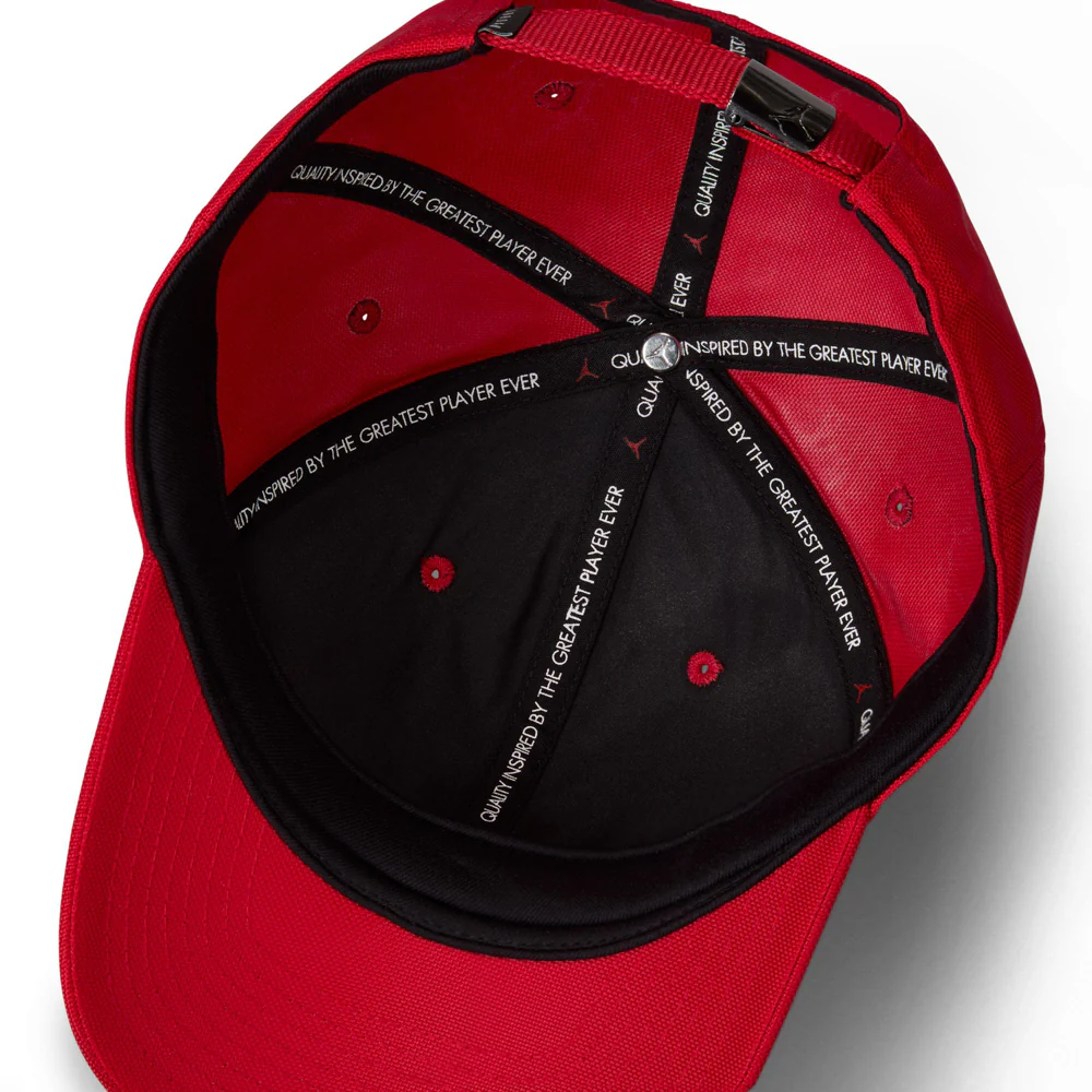 Jordan Rise Cap Structured Curved Bill Metal Jumpman Strapback - Image 6