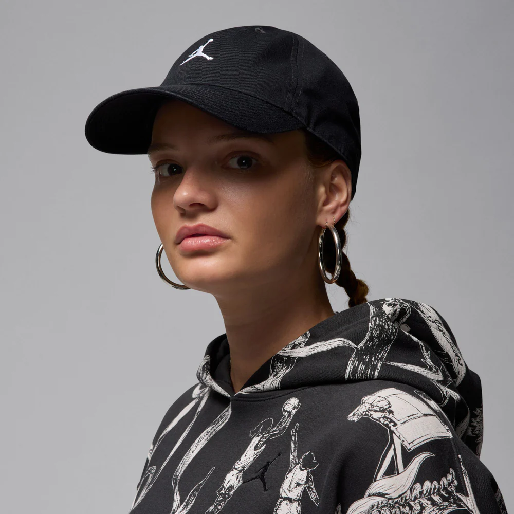 Jordan Club Cap Unstructured Curved Bill Washed Jumpman Strapback - Image 4