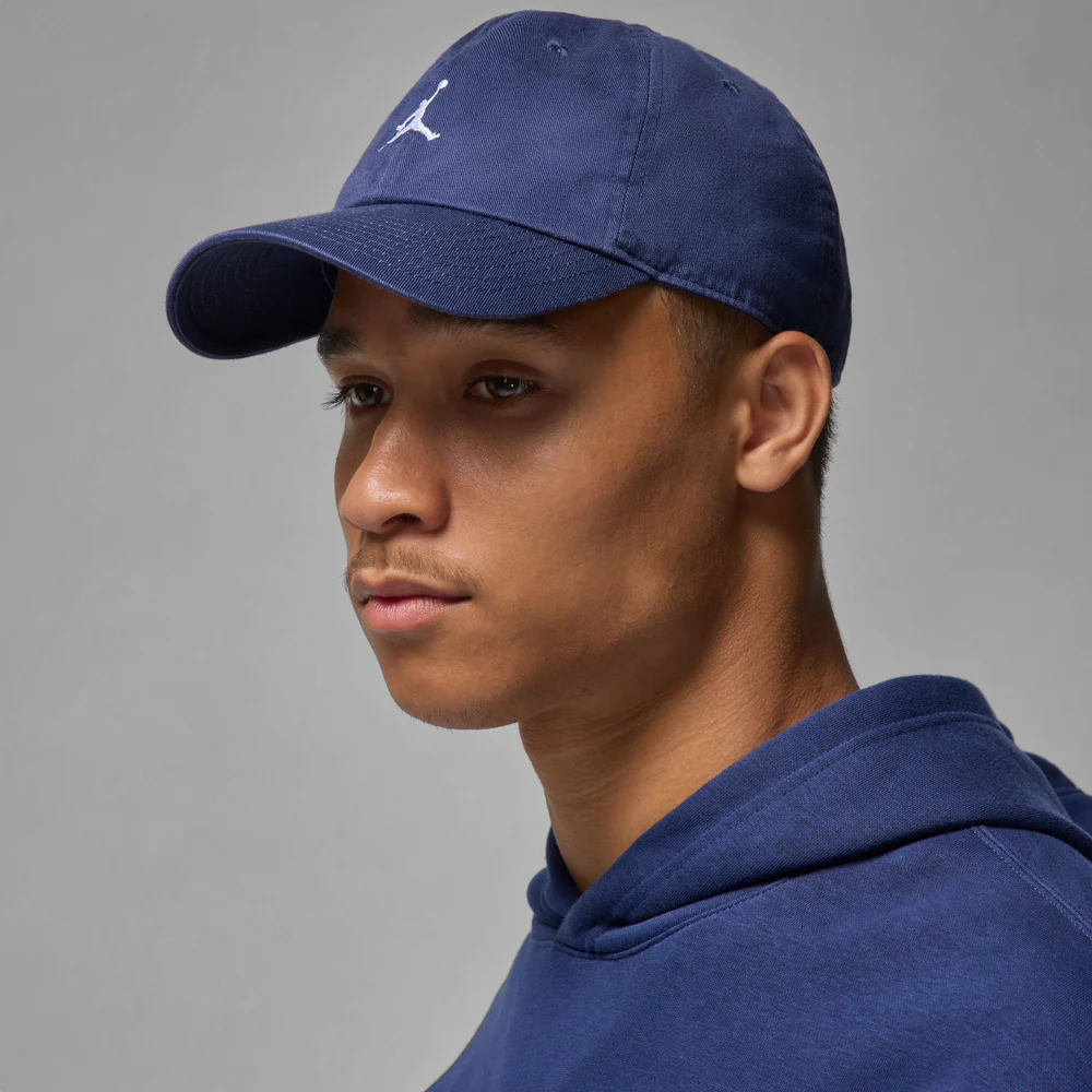 Jordan Club Cap Unstructured Curved Bill Washed Jumpman Strapback - Image 4