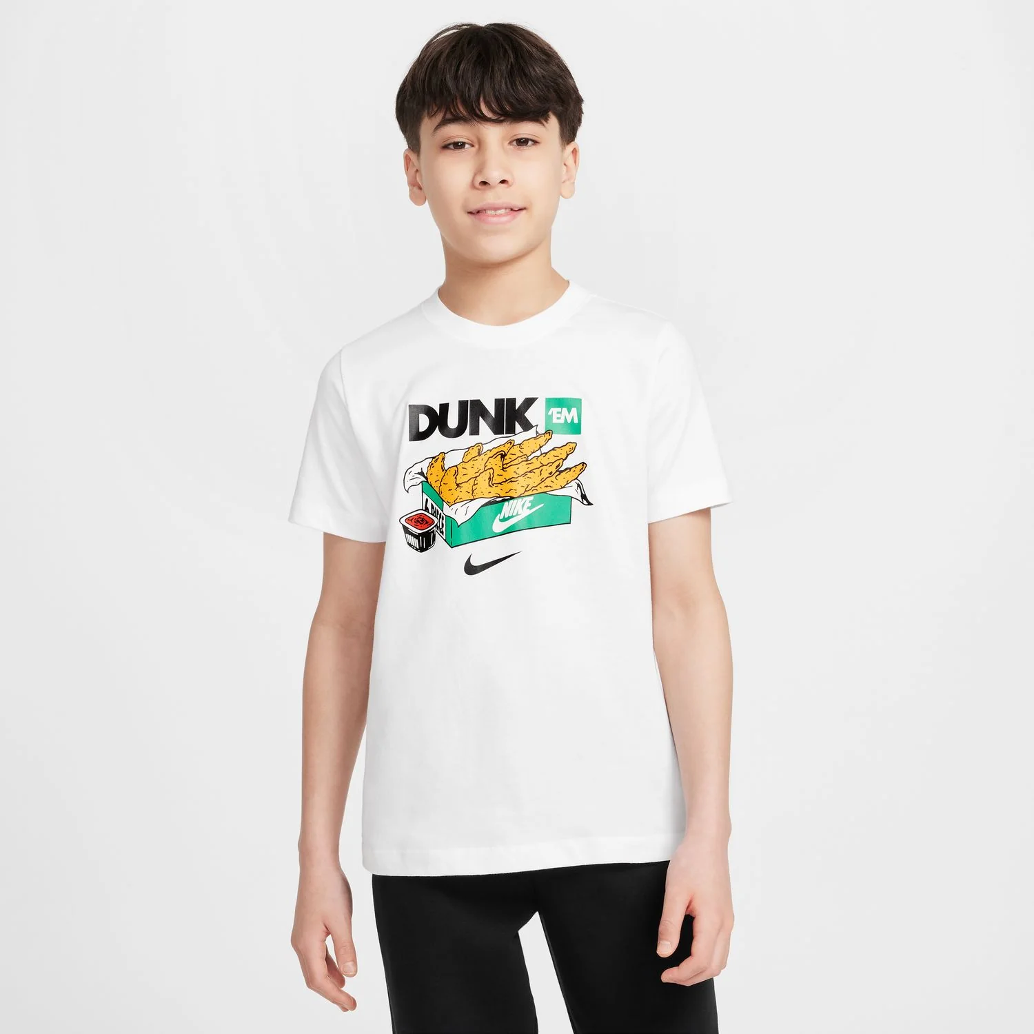 Swoosh Dunk Tee - Youth - Image 2