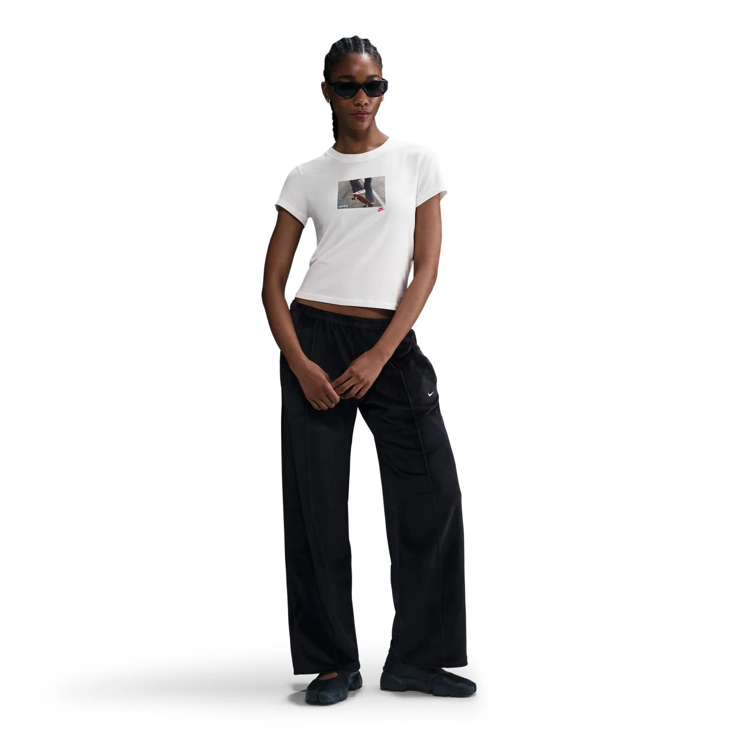 Chill Knit Crop Photo Tee - Womens - Image 3