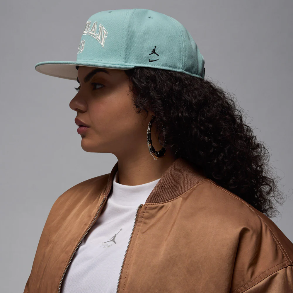 Jordan Pro Cap Structured Flat Bill MVP Jumpman Snapback - Image 4