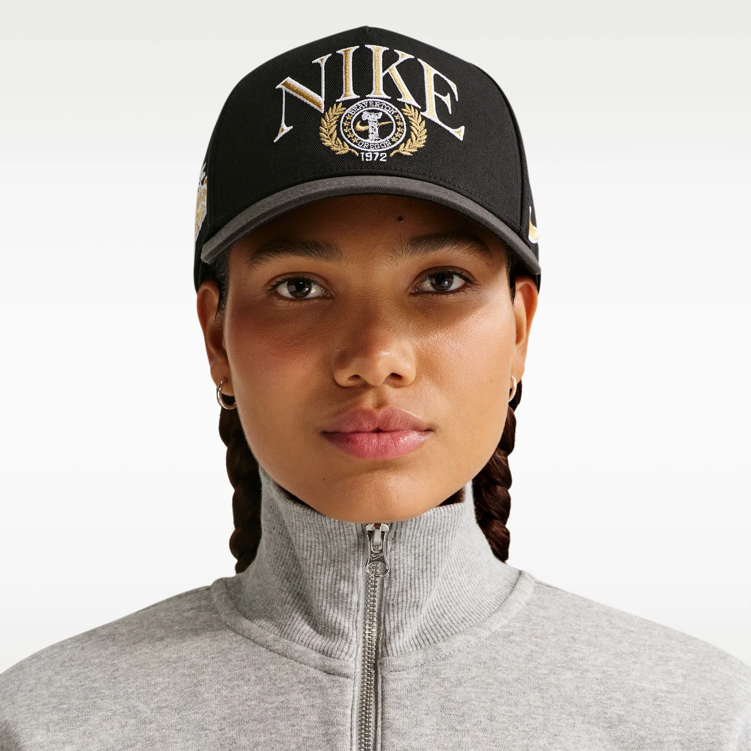 Nike Rise Cap Structured Curved Bill A-Frame Snapback - Image 3