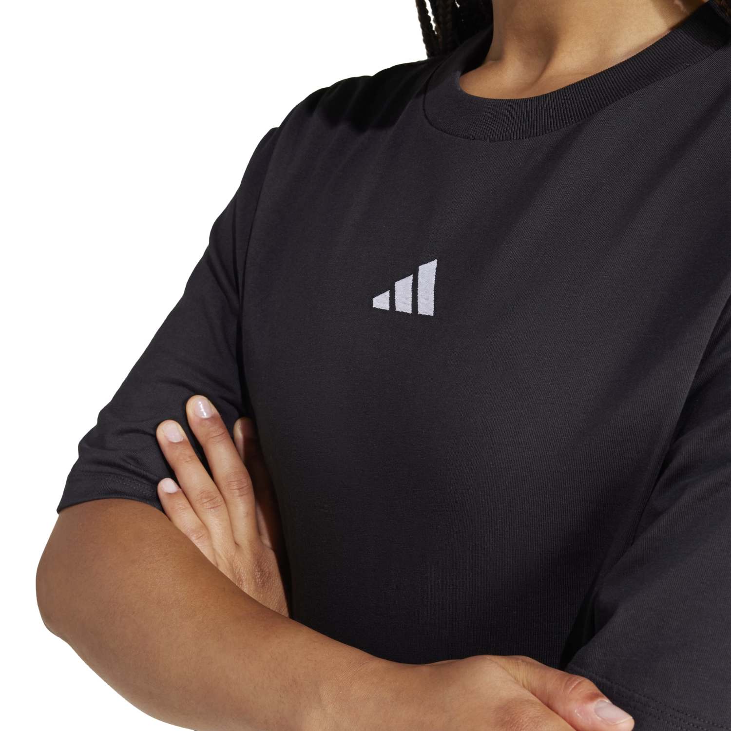 Essentials 3-Stripes Loose T-Shirt - Womens - Image 4