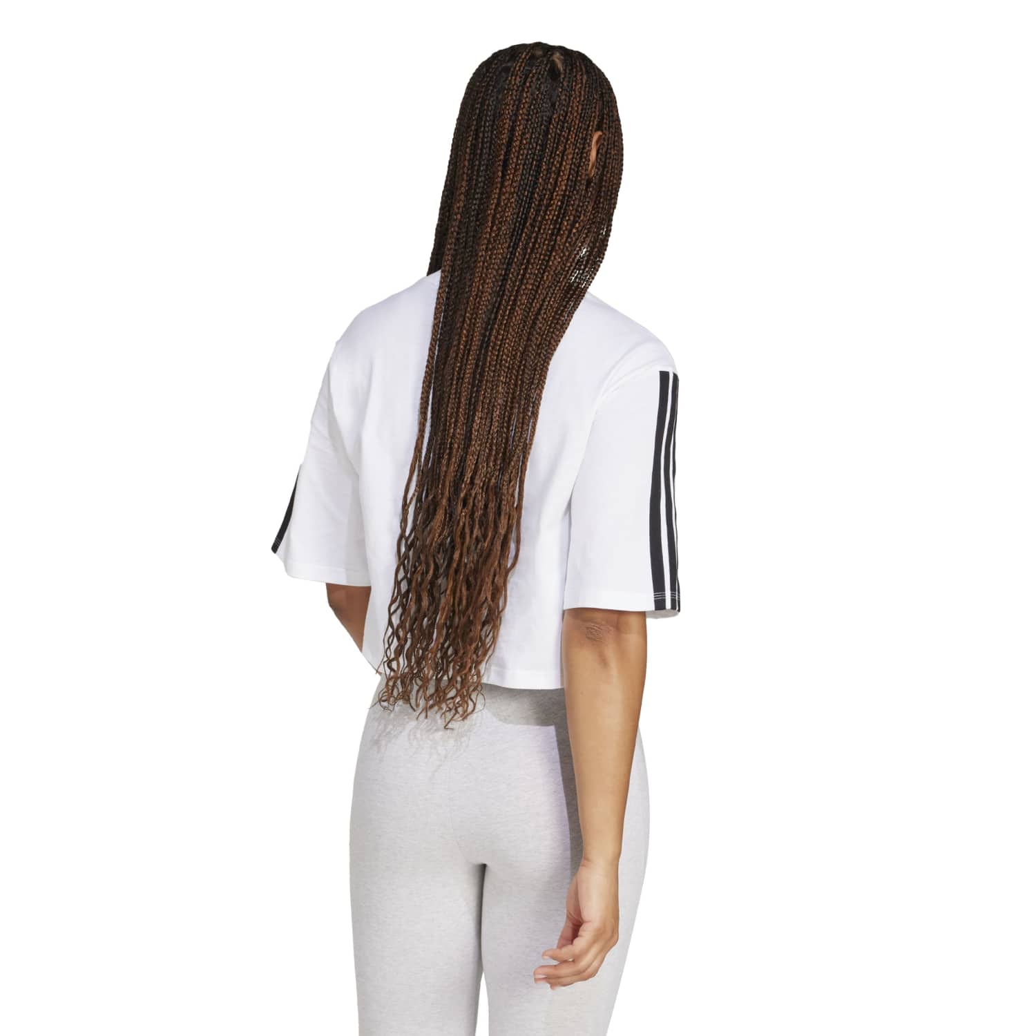 Essentials 3-Stripes Loose T-Shirt - Womens - Image 6
