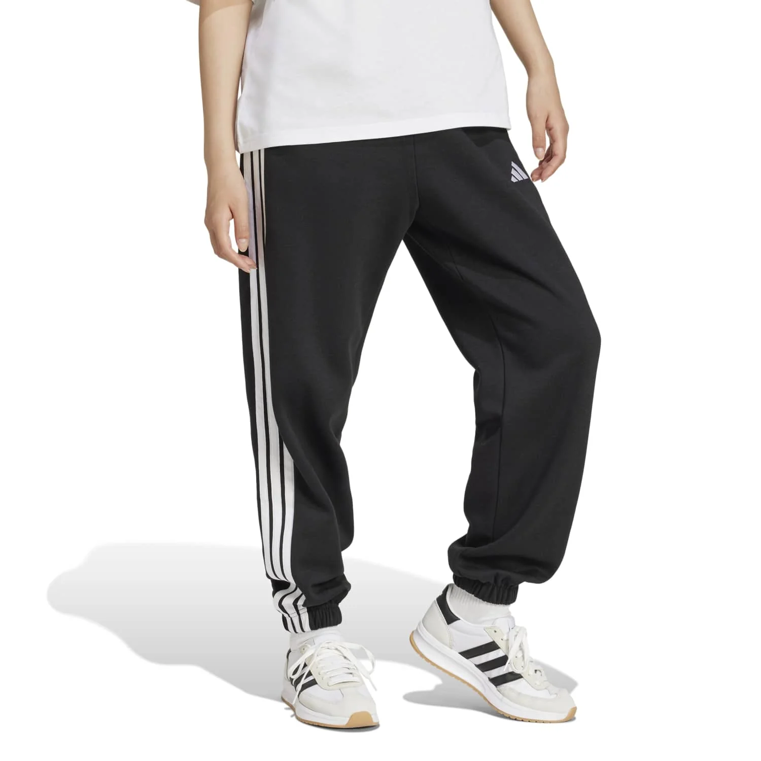 Essentials 3-Stripe Loose Pant - Womens - Image 3