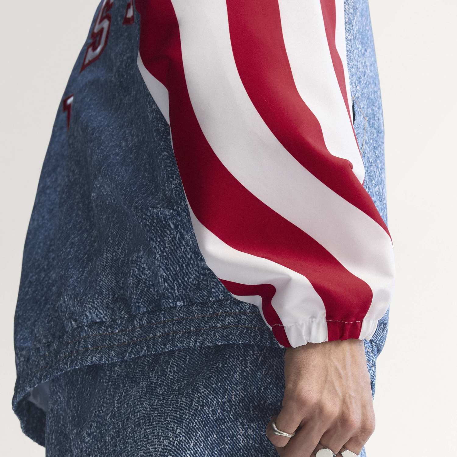 USA 94 Denim Bringback Track Top -Mens - Image 6