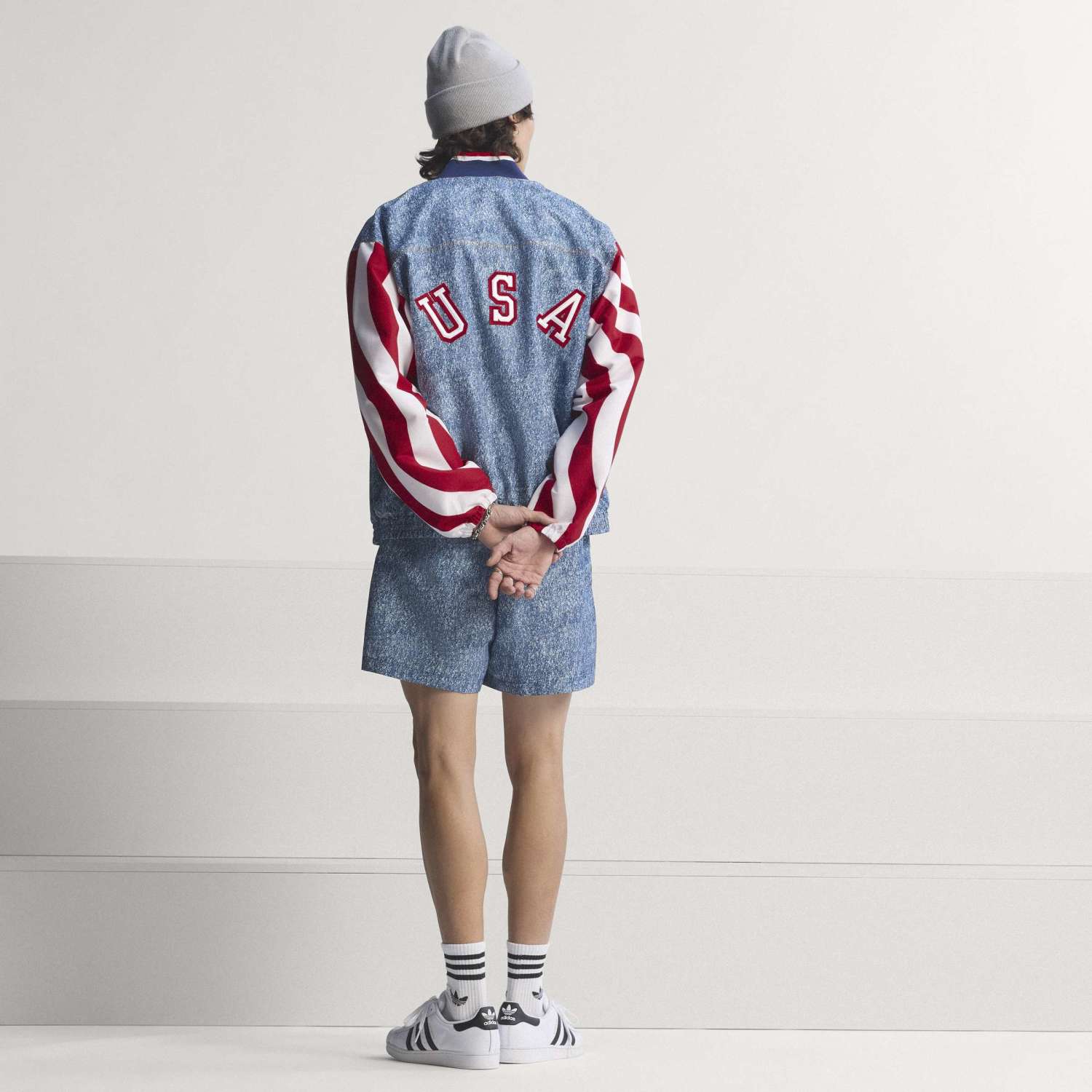 USA 94 Denim Bringback Track Top -Mens - Image 8