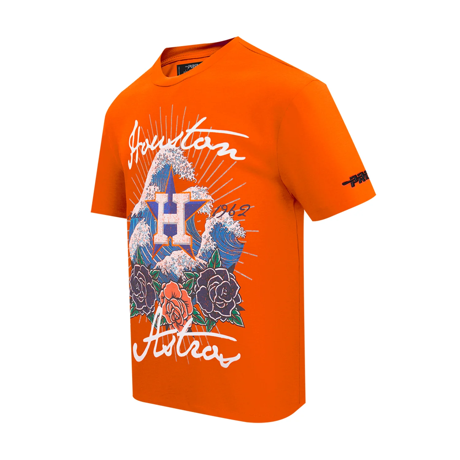 Houston Astros Wave & Roses Tee -Mens - Image 2