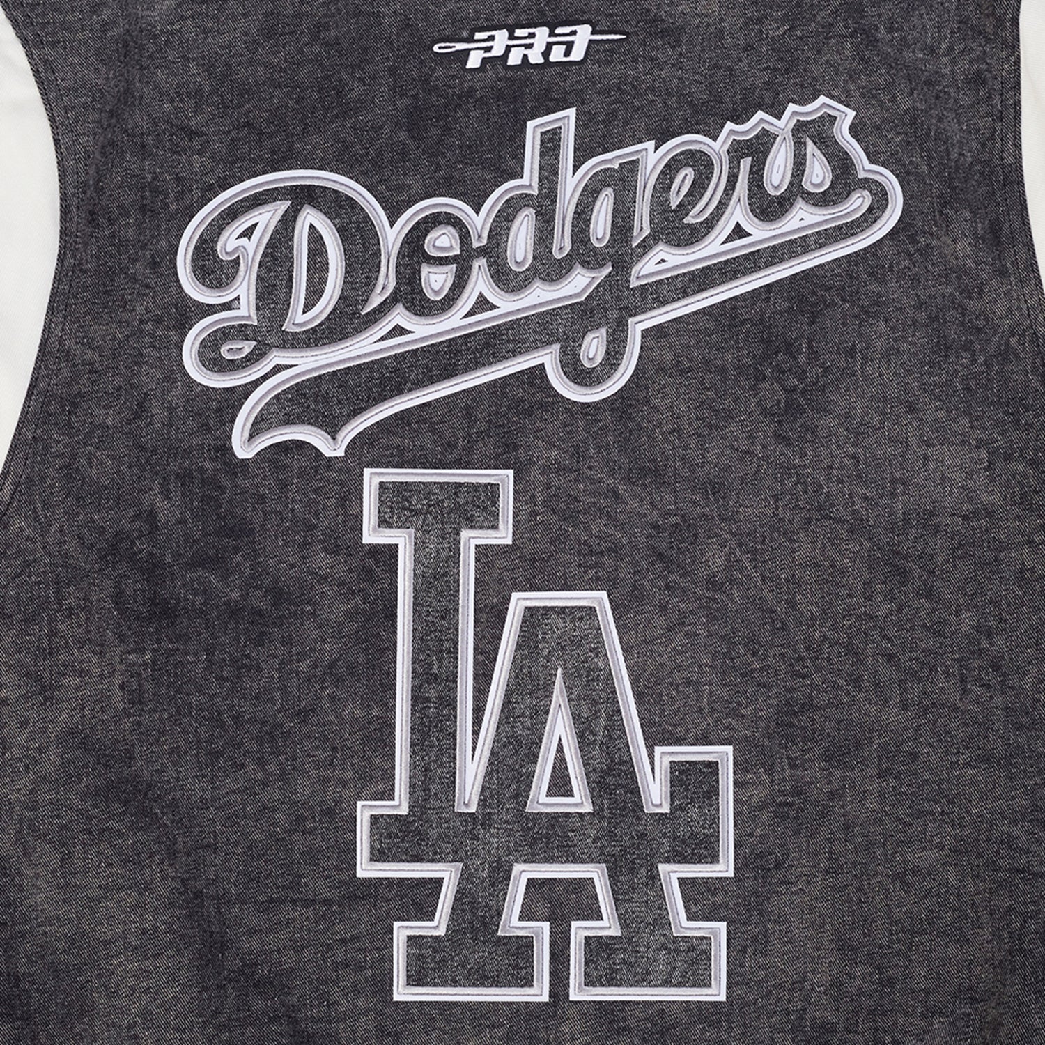 Los Angeles Dodgers Varsity Black Jacket -Mens - Image 6