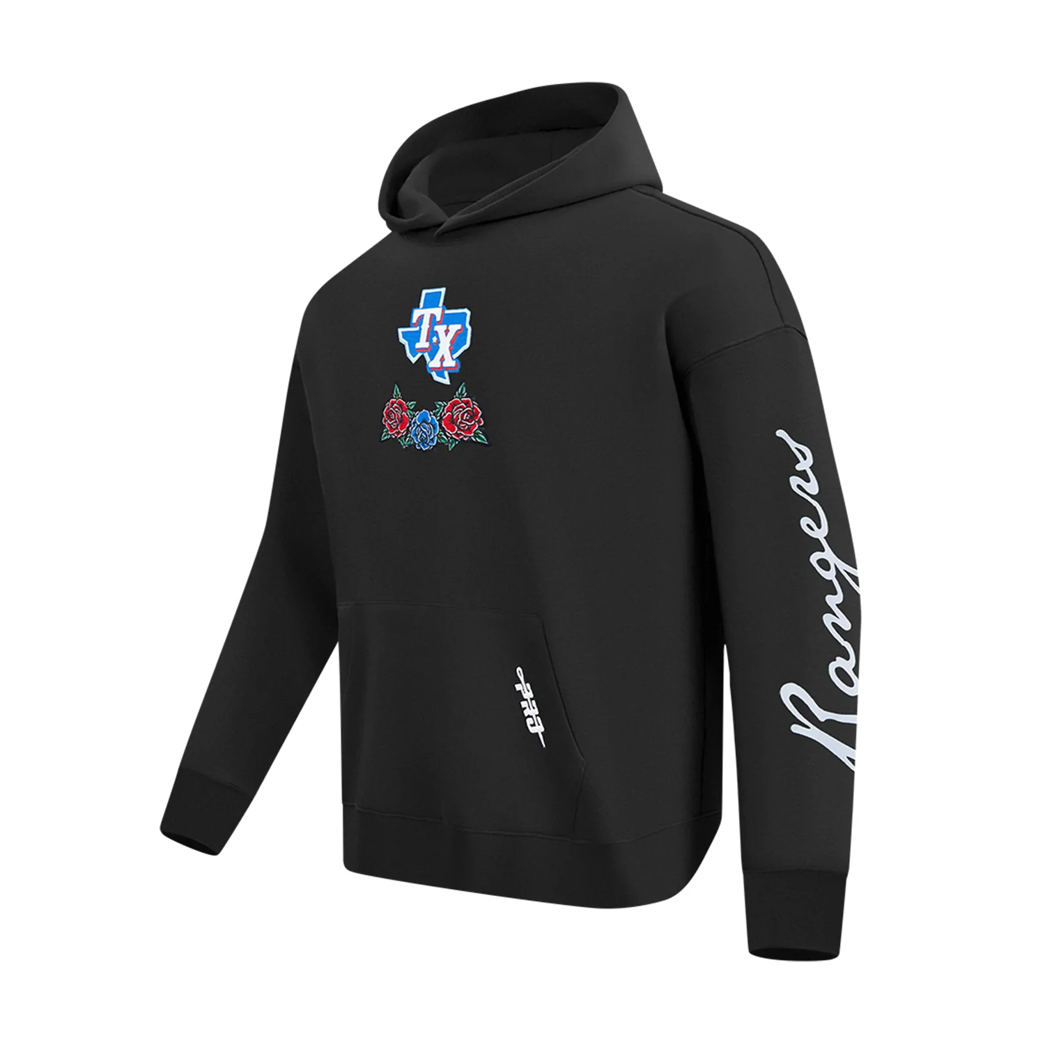 Texas Rangers Wave & Roses Hoodie -Mens - Image 2