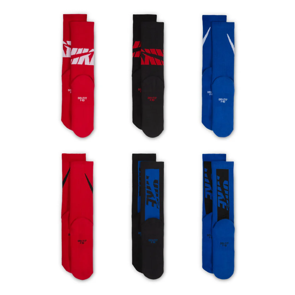 6 Pack Youth Everyday Cushioned Crew Sock - Image 4