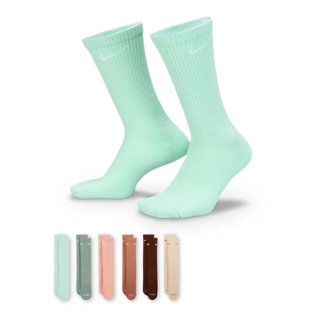 6 Pack Unisex Everyday Plus Cushioned Crew