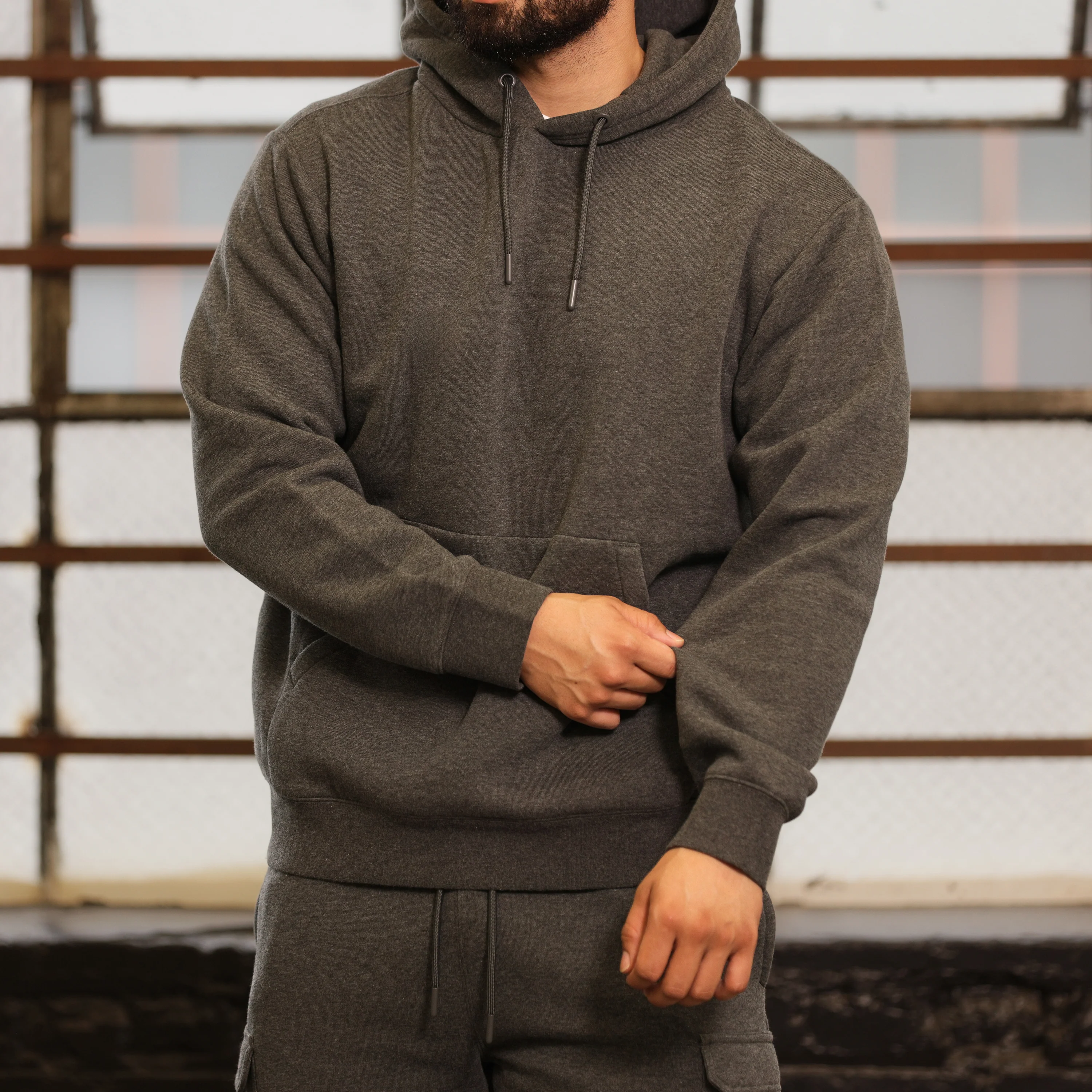 Classic Fleece PO Hoody - Mens - Image 3