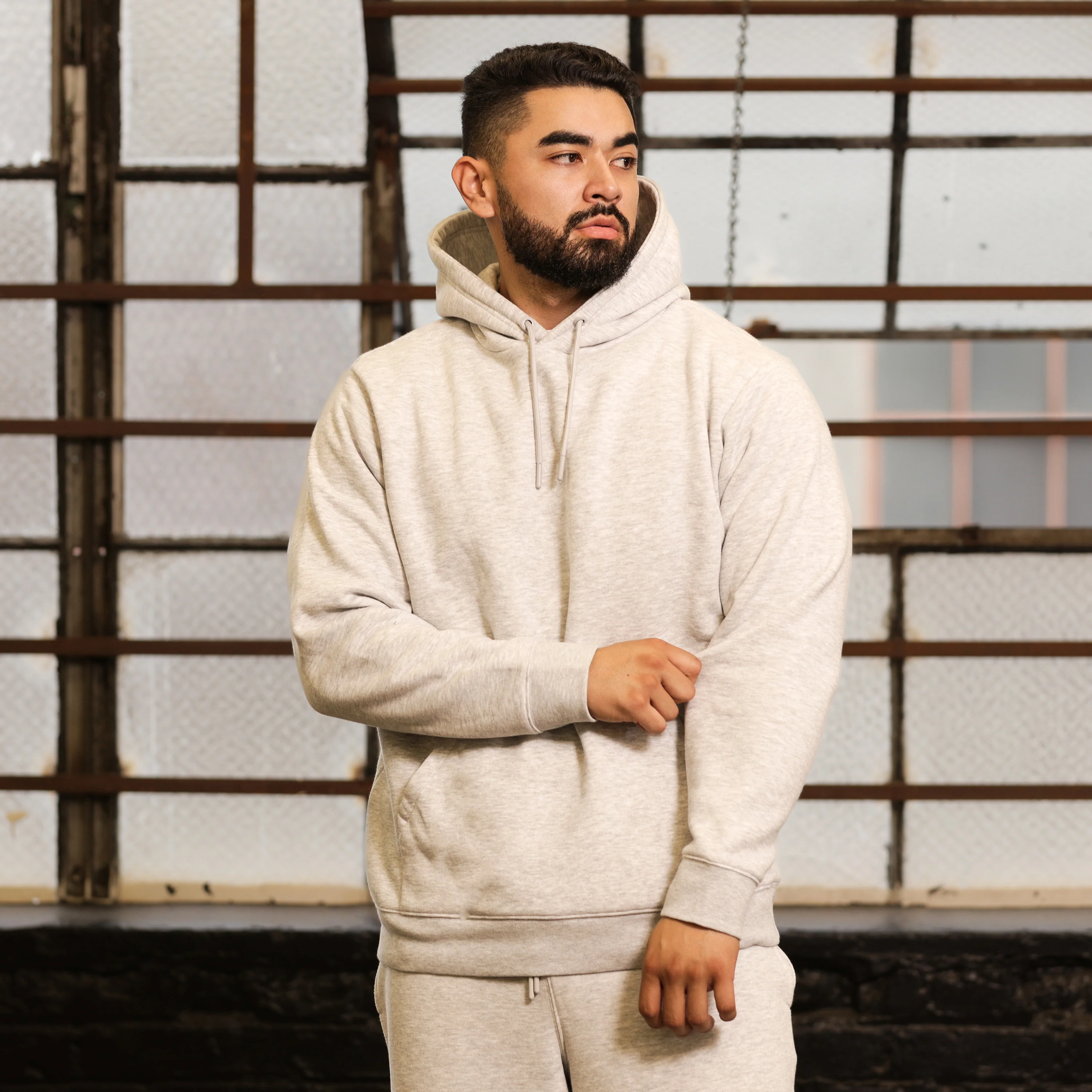 Classic Fleece PO Hoody - Mens - Image 3