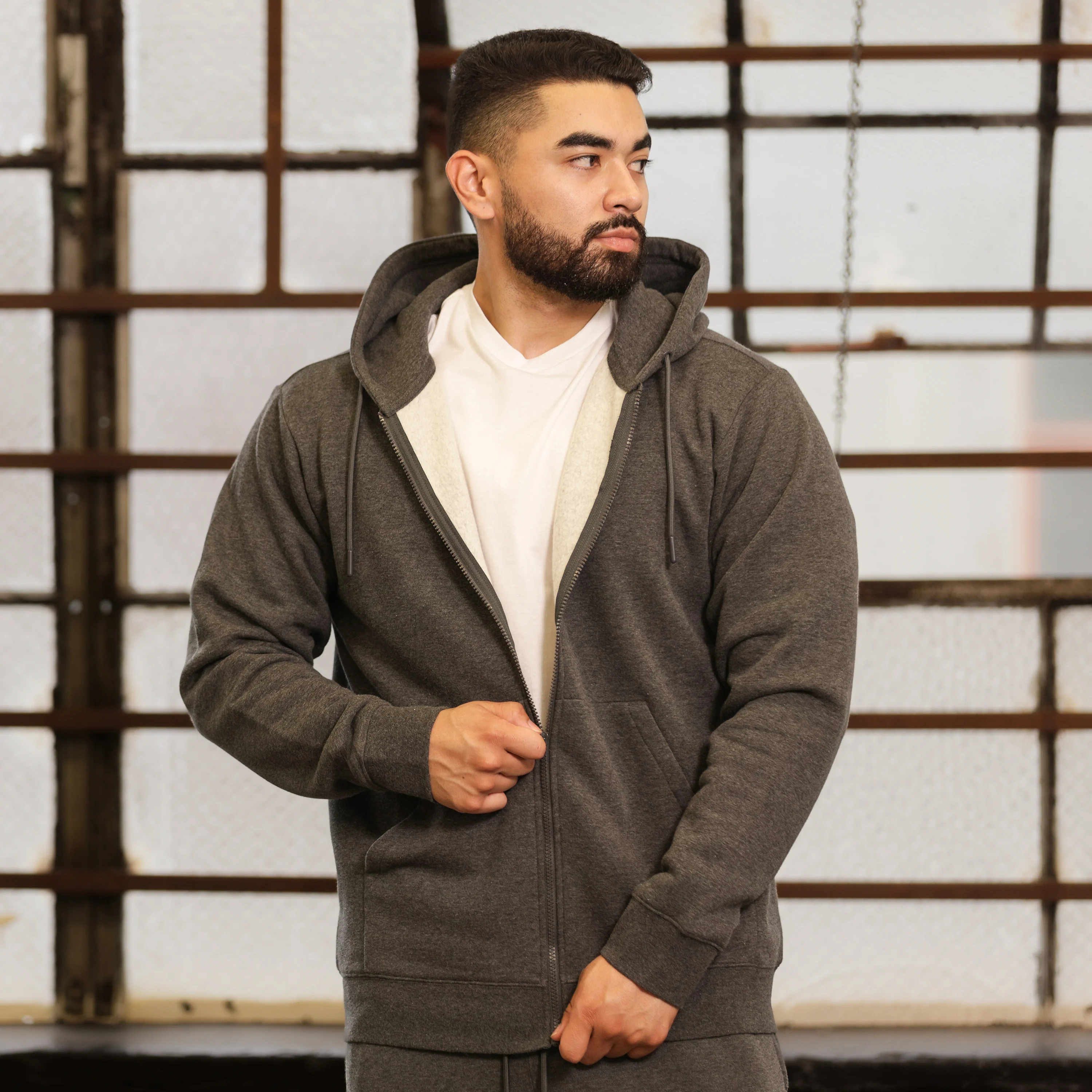 Classic Fleece FZ Hoody - Mens - Image 3