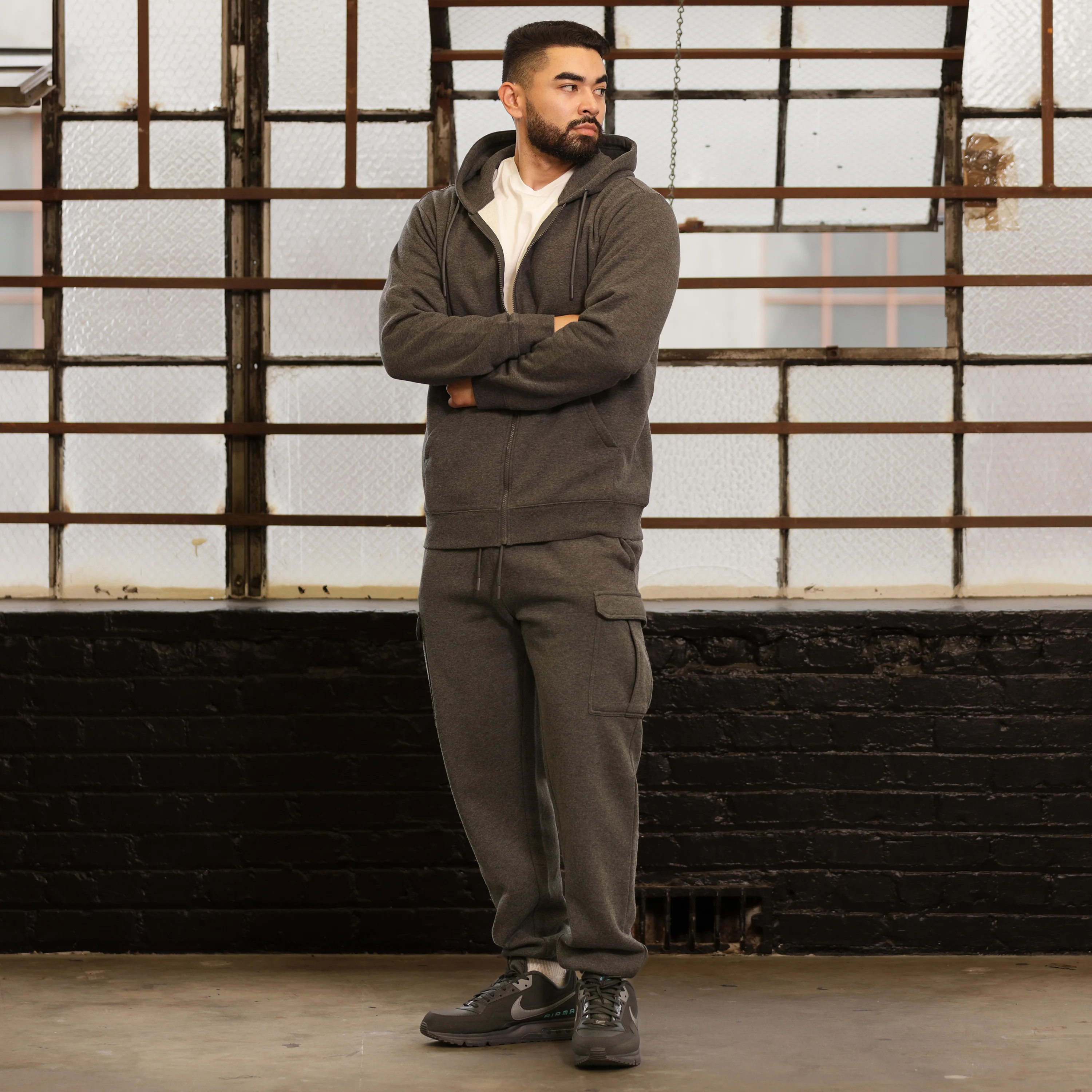 Classic Fleece FZ Hoody - Mens - Image 5