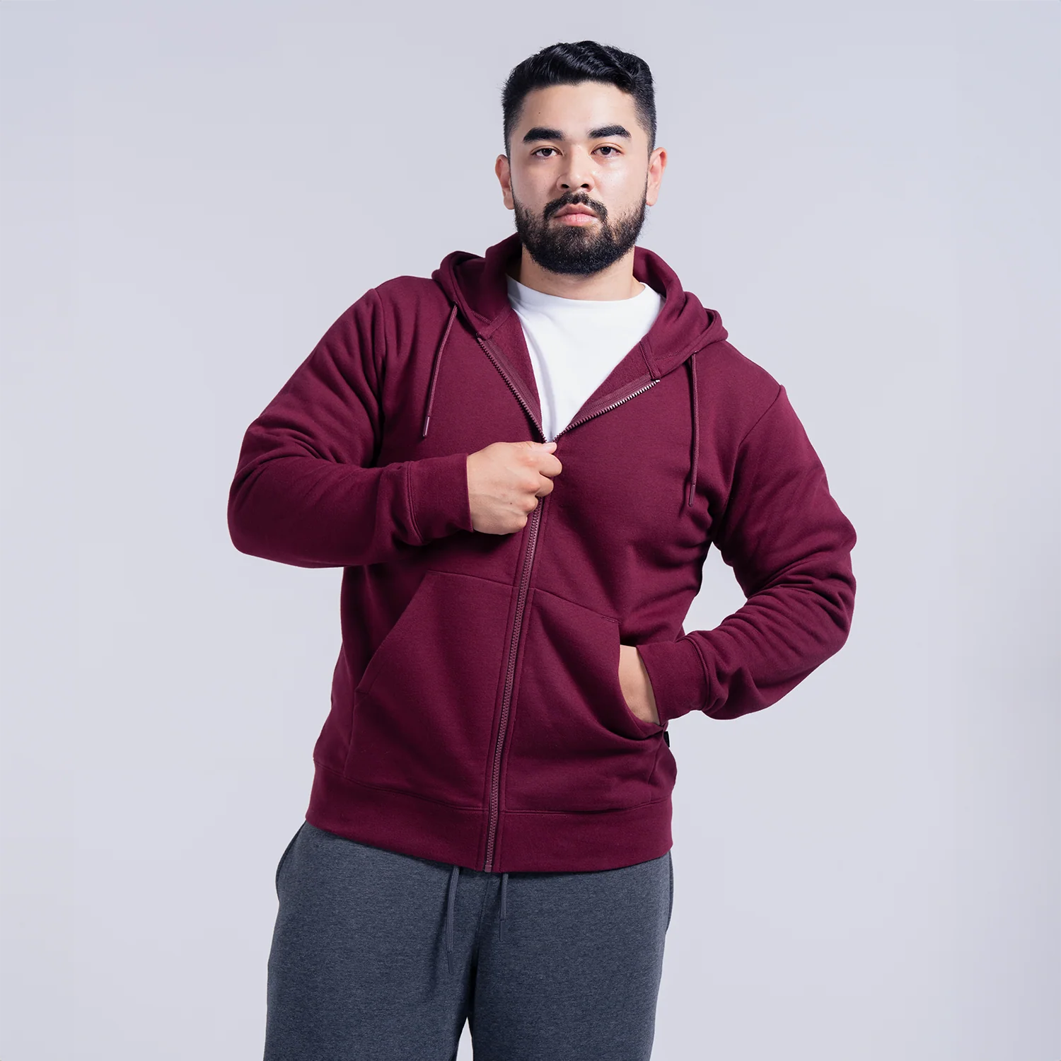 Classic Fleece FZ Hoody - Mens - Image 2