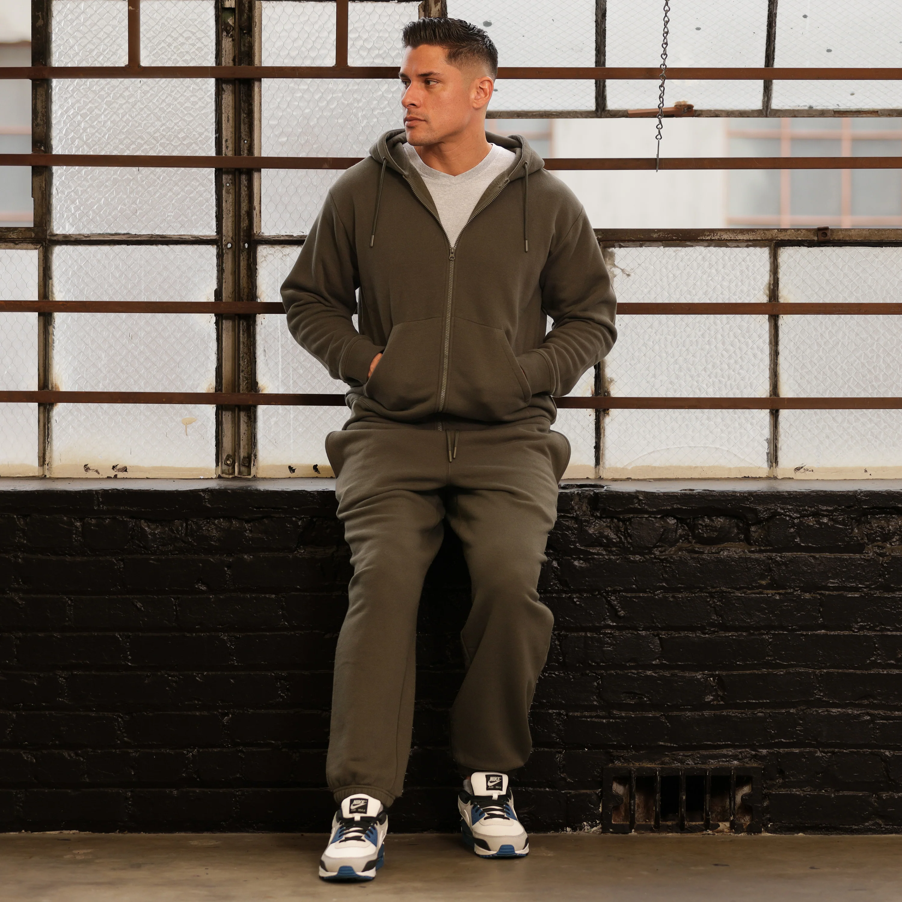 Classic Fleece FZ Hoody - Mens - Image 5