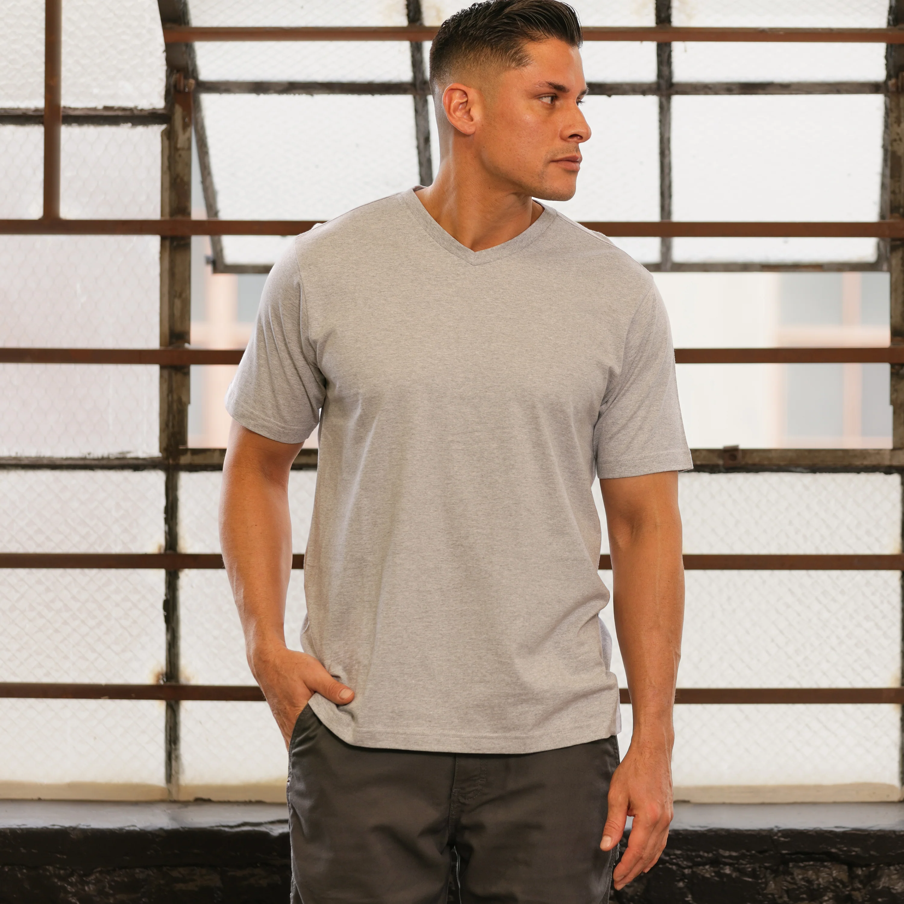 Classic Vneck Tee - Mens - Image 3