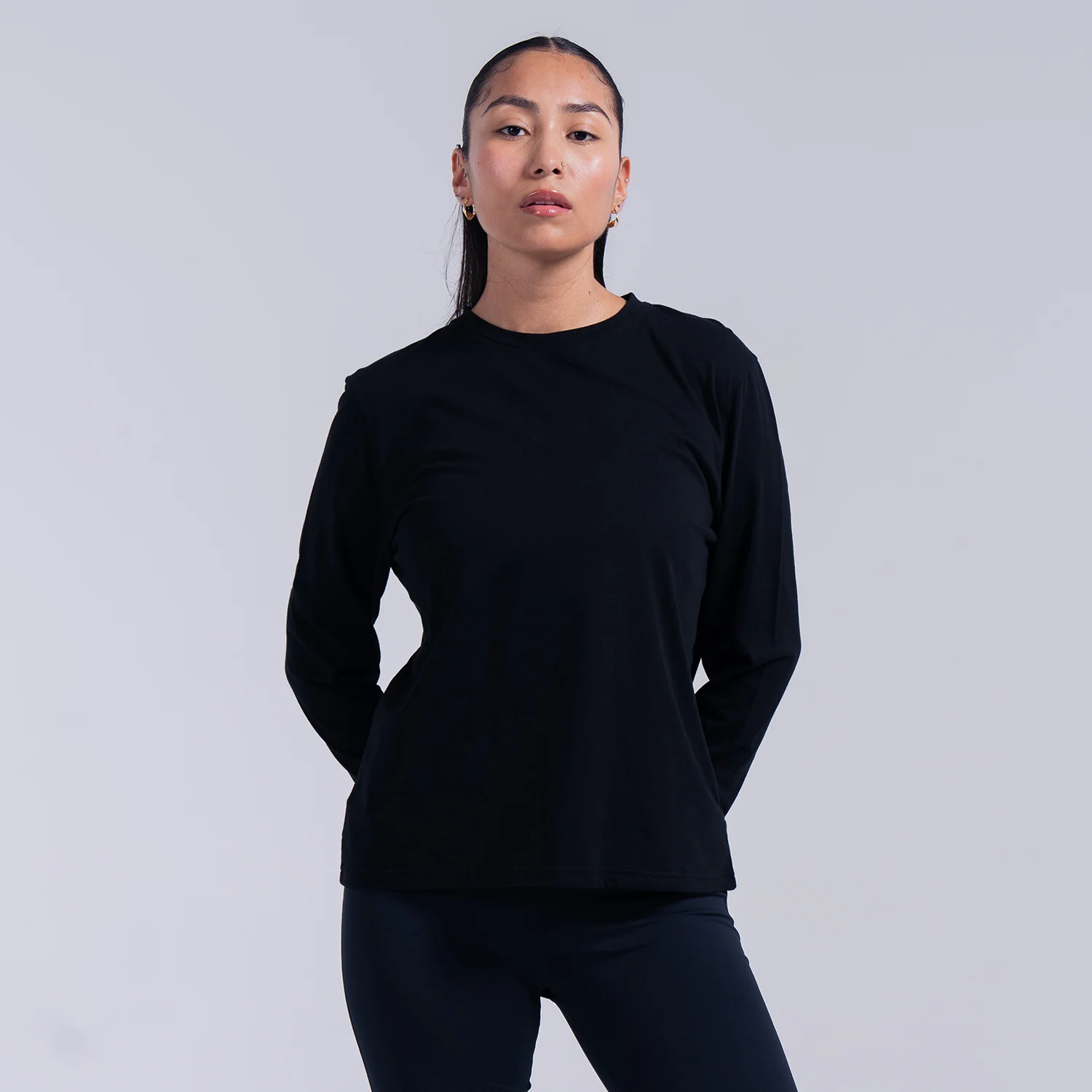 Long Sleeve Layering Tee - Womens - Image 2