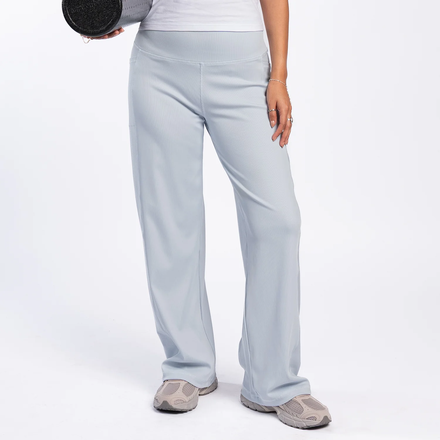 Power Ribbed Wide Leg - Womens - Image 2